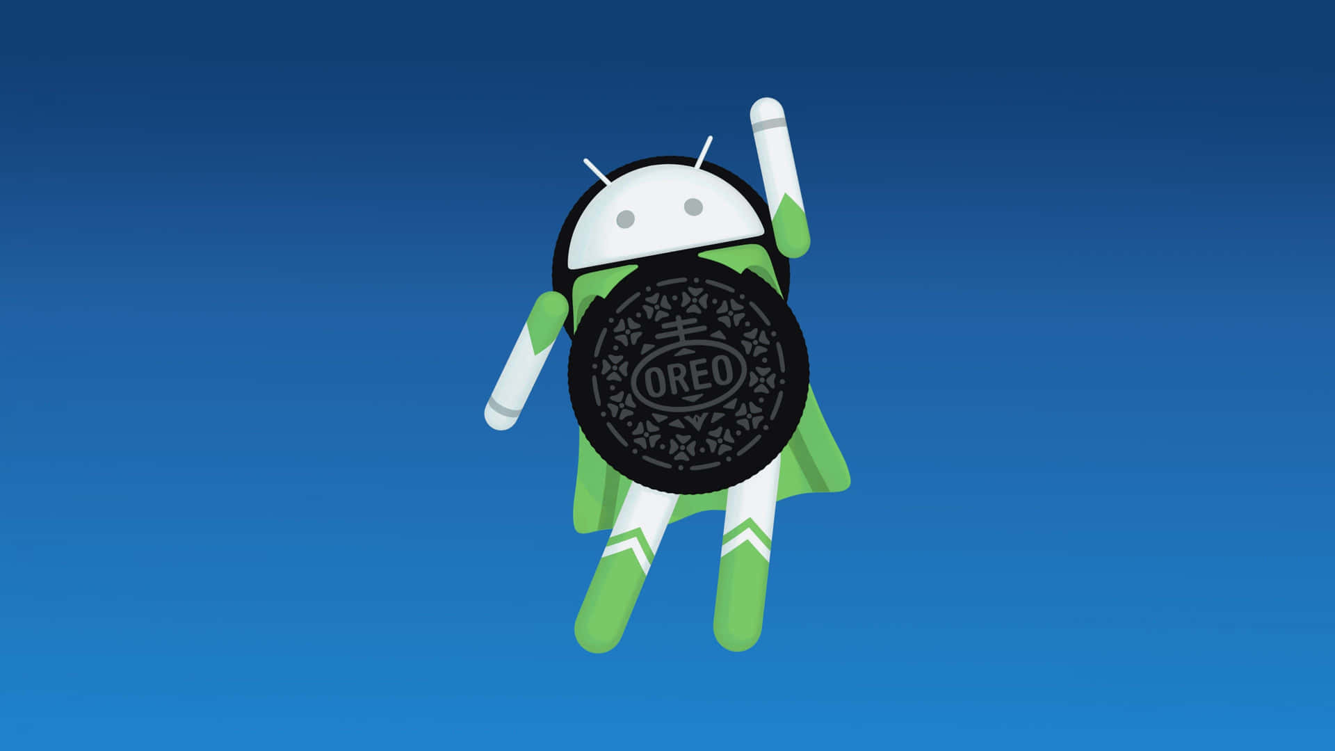 Oreo - A Robot Flying In The Air Background