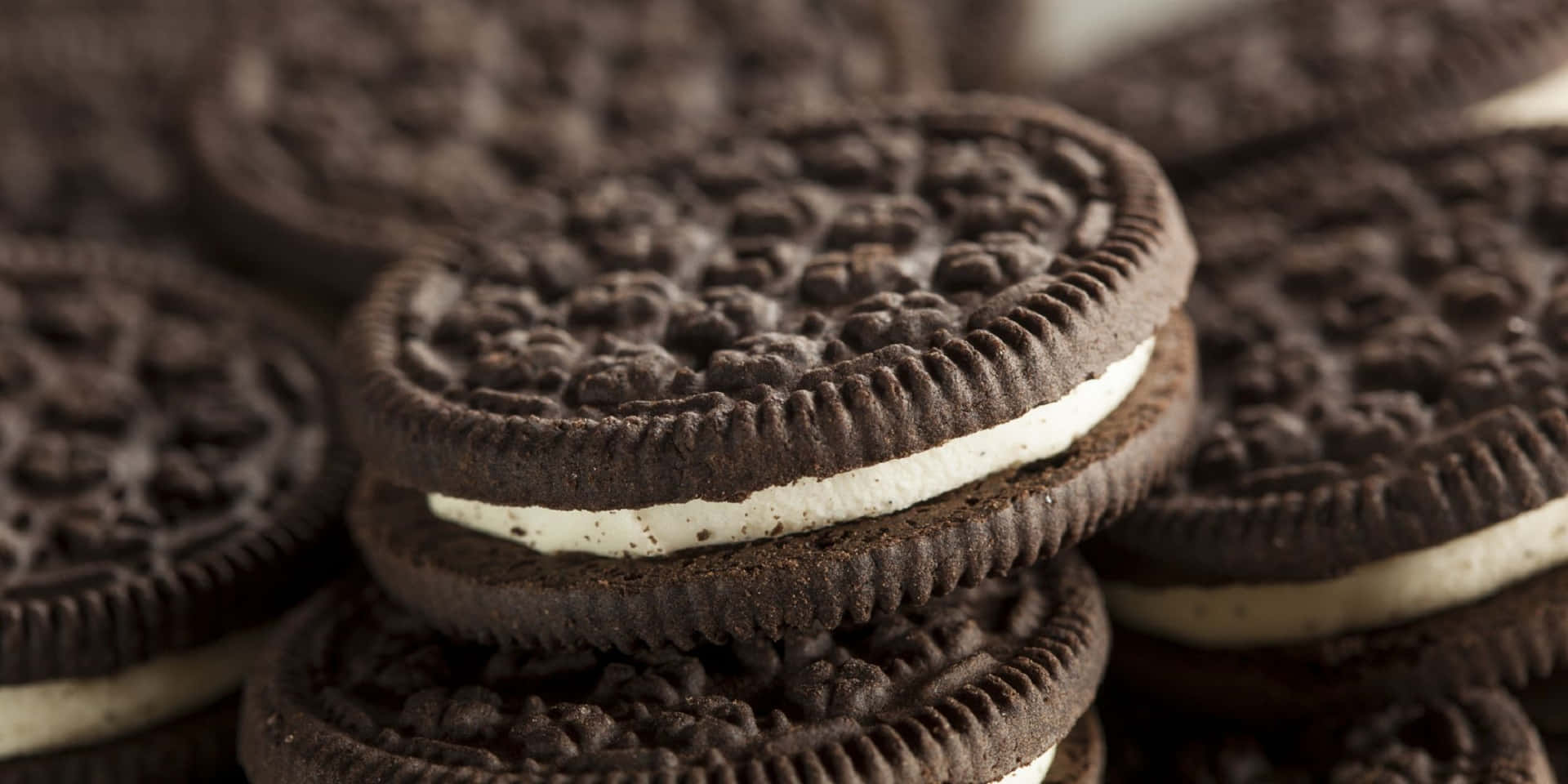 Oreo Cookie Filling Background