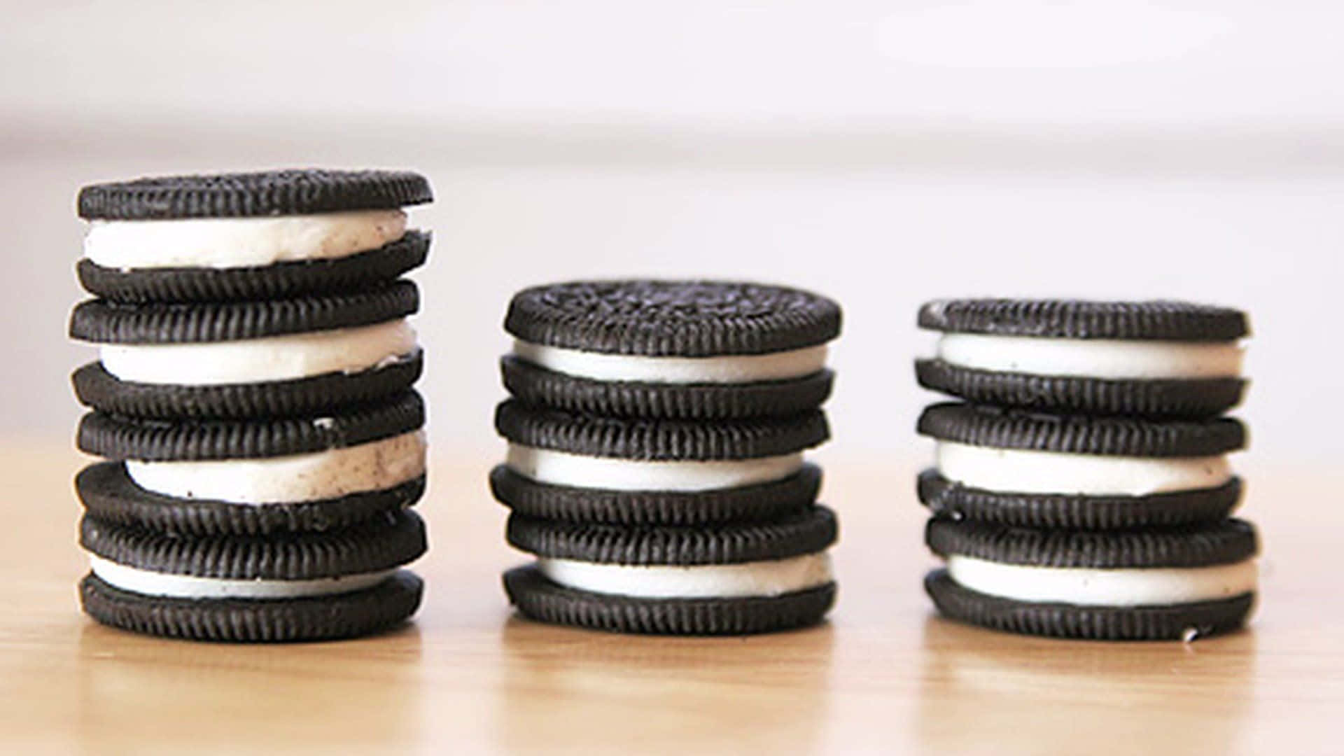 Oreo Cookie Stacks Background