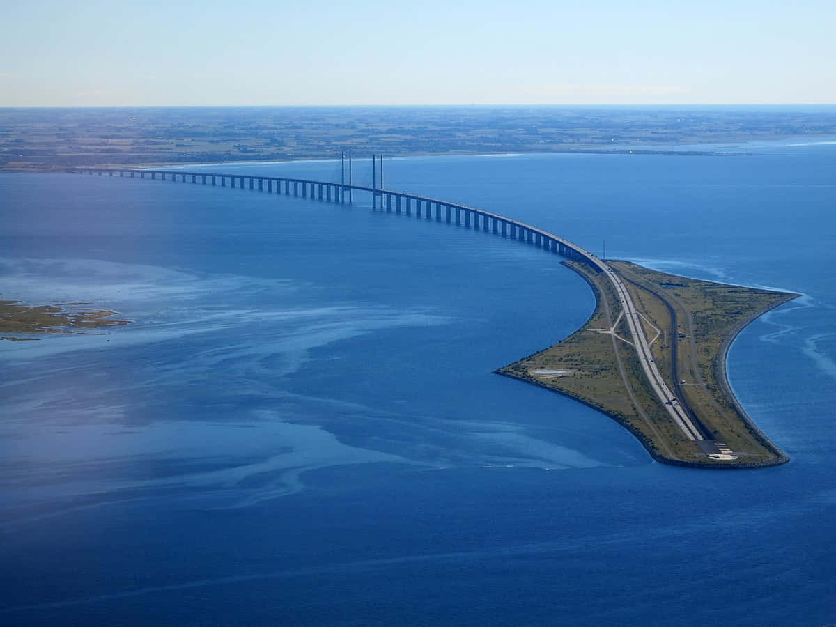 Oresund Bridge Bird's Eye Underground Background