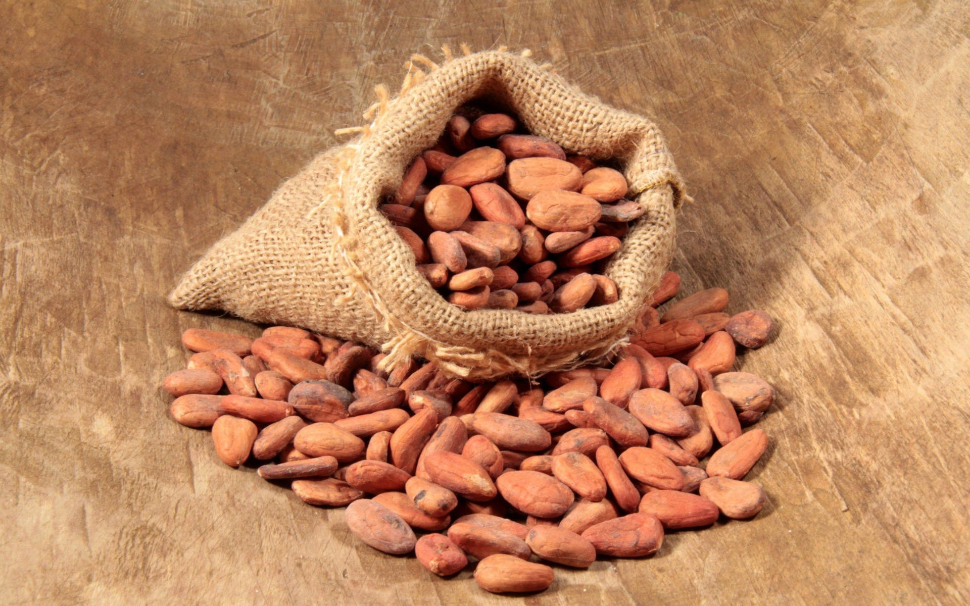 Organic Almond Nuts Bag Background