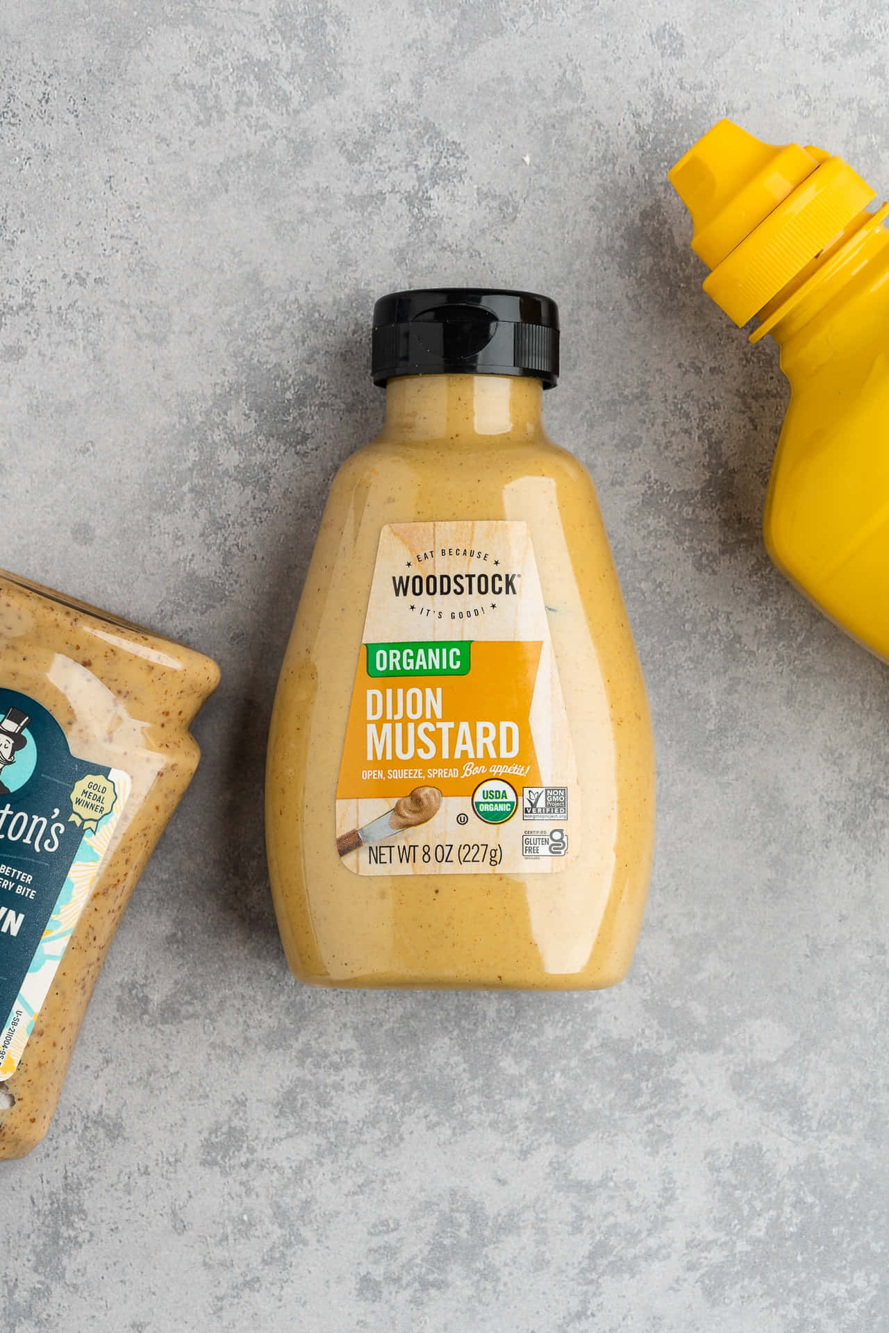 Organic Dijon Mustard Bottle