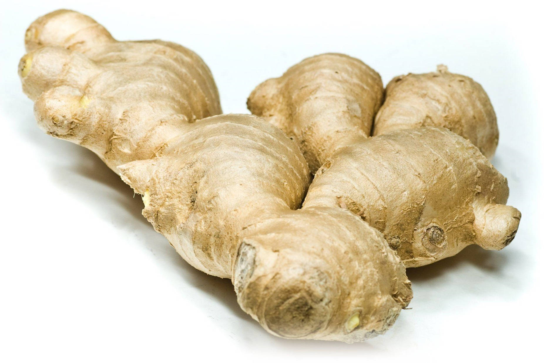 Organic Ginger Root Vegetable Close Up Background