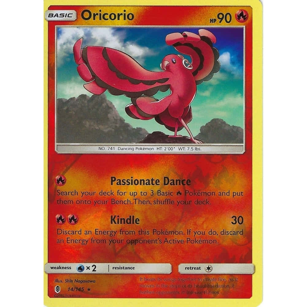 Oricorio Baile Tcg Card Background