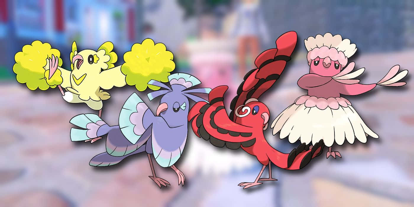 Oricorio Four Forms Background