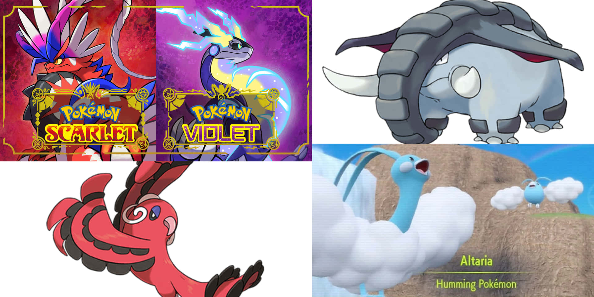 Oricorio Pokemon Collage Background