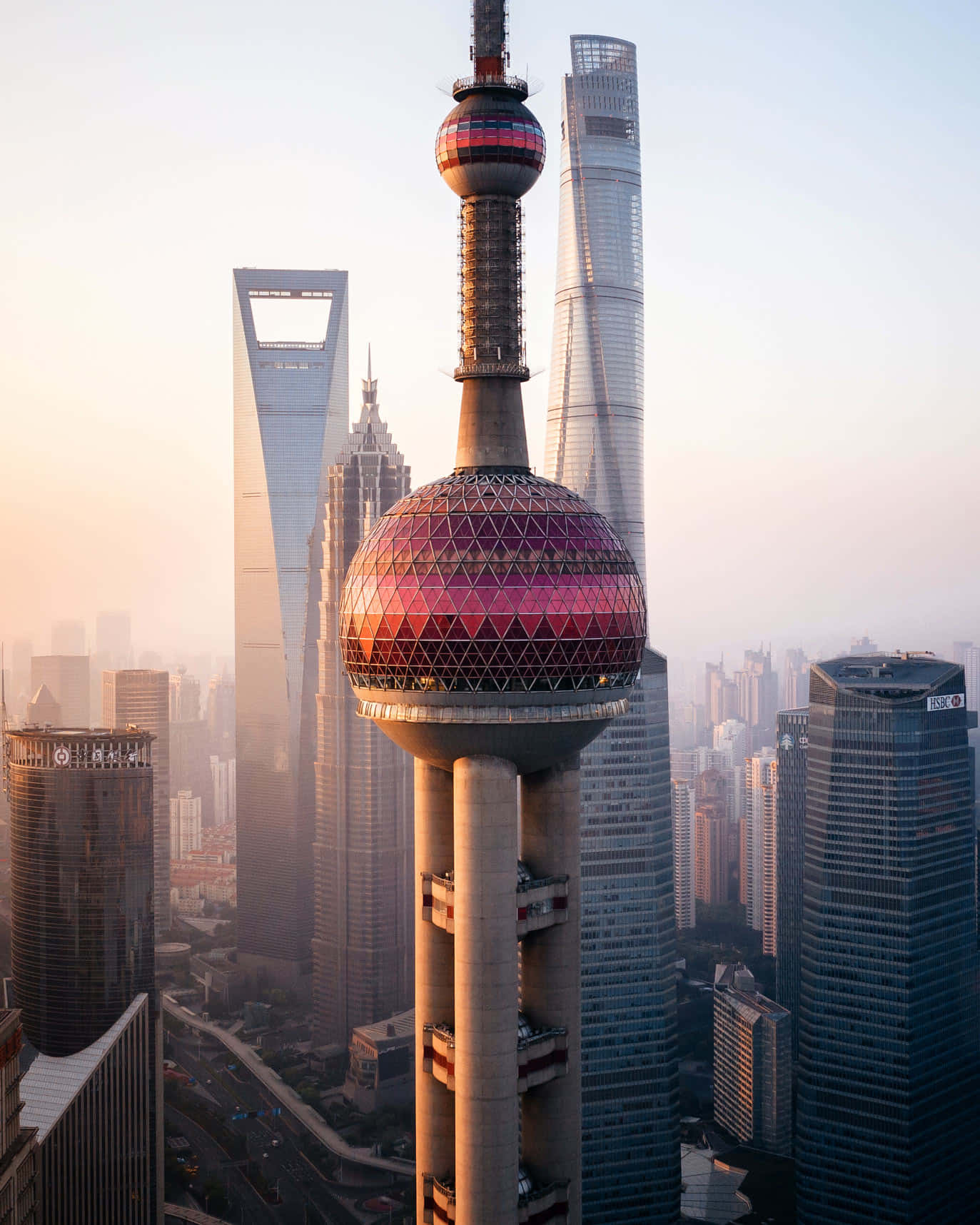 Oriental Pearl Tower Background