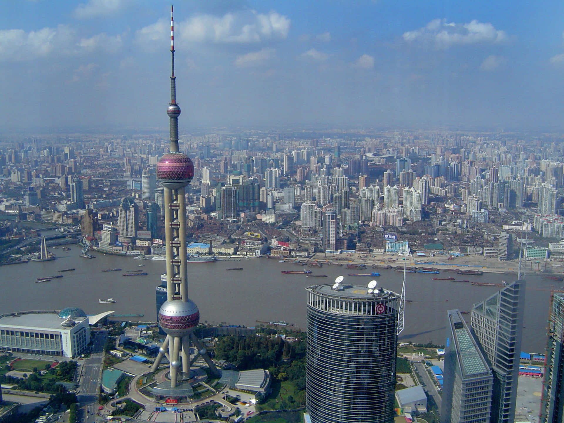 Oriental Pearl Tower Background
