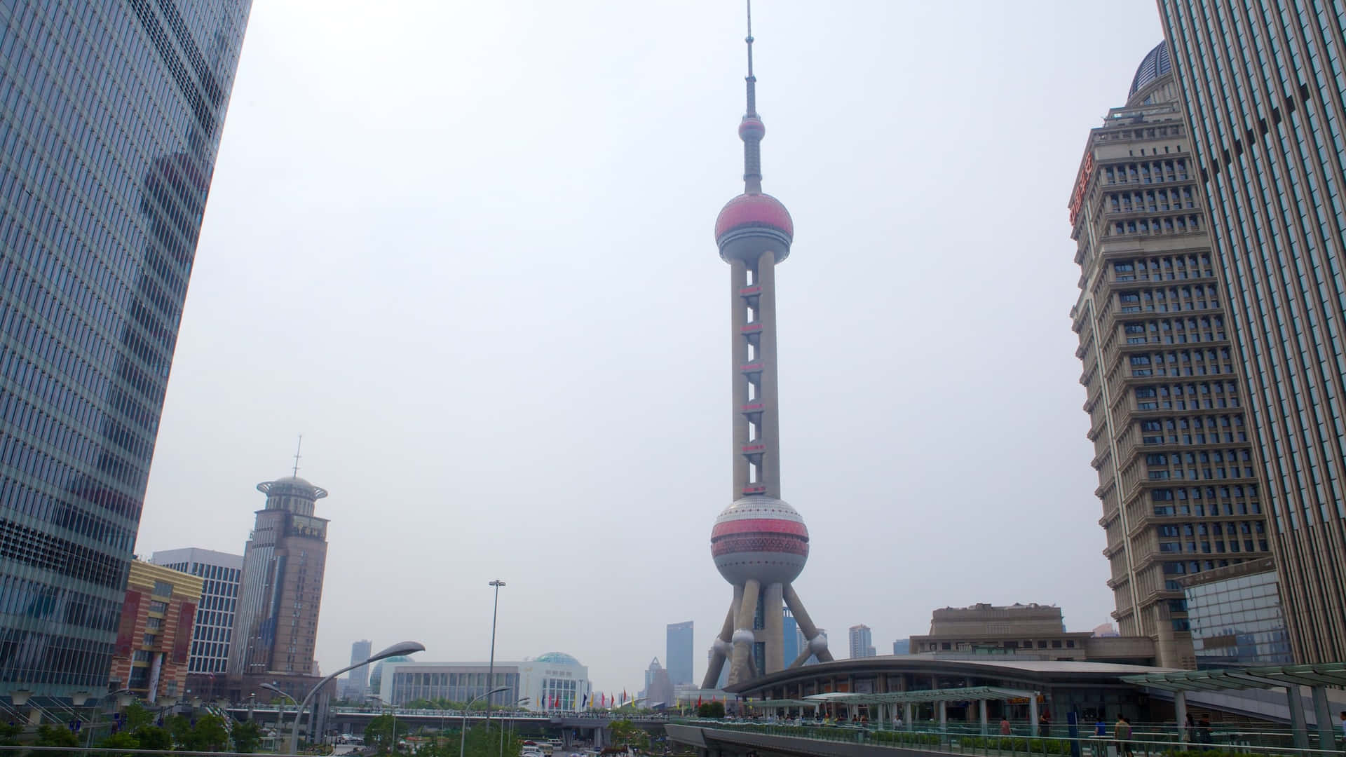 Oriental Pearl Tower Background