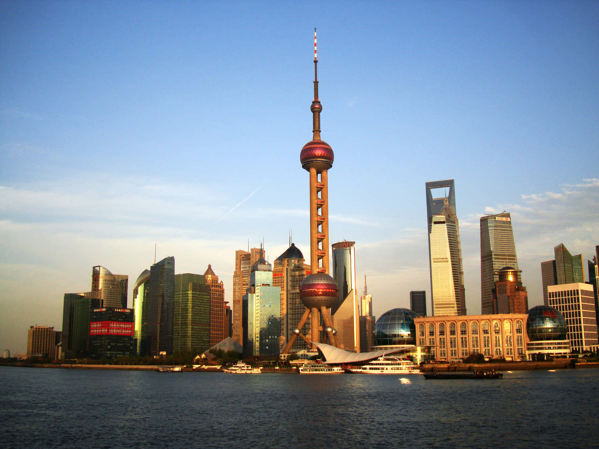 Oriental Pearl Tower Background
