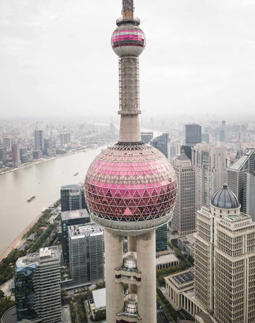 Oriental Pearl Tower Background
