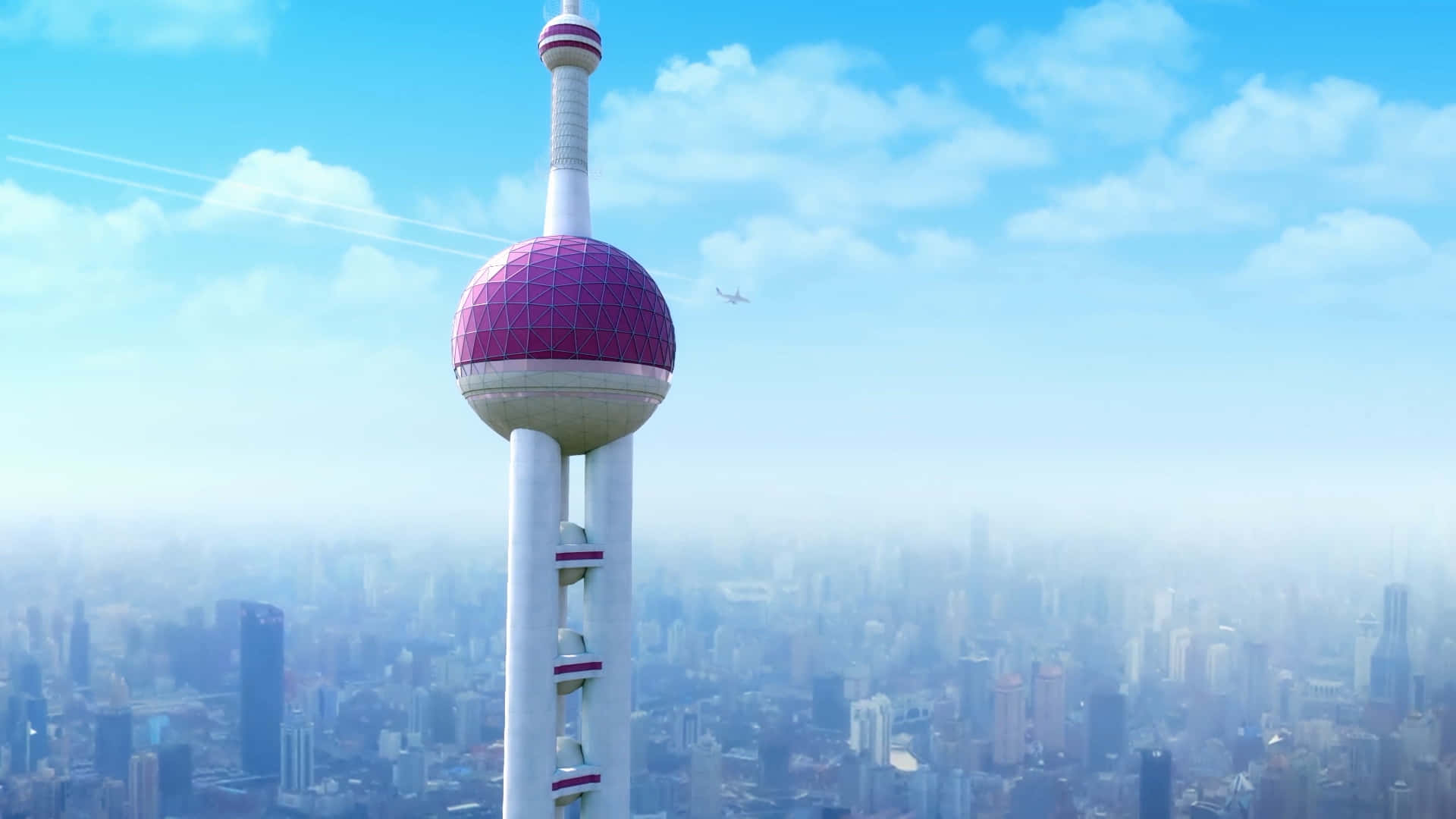 Oriental Pearl Tower Background