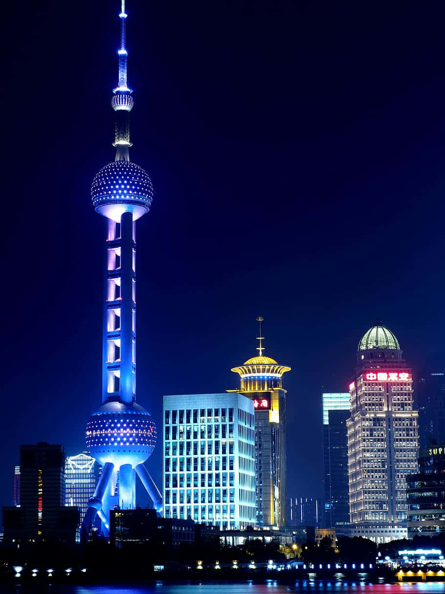 Oriental Pearl Tower Background