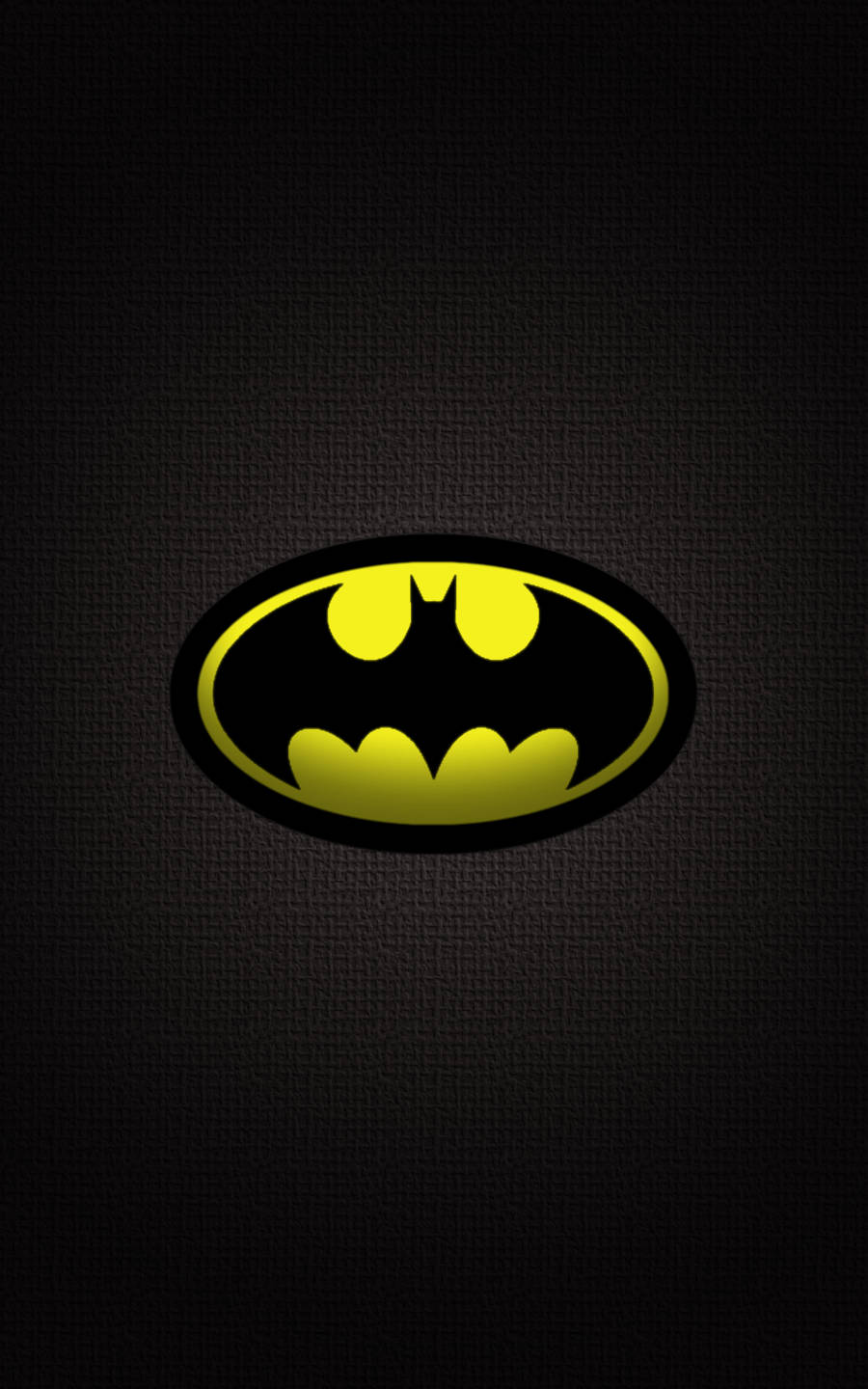 Original Batman Logo On Iphone 4 Background