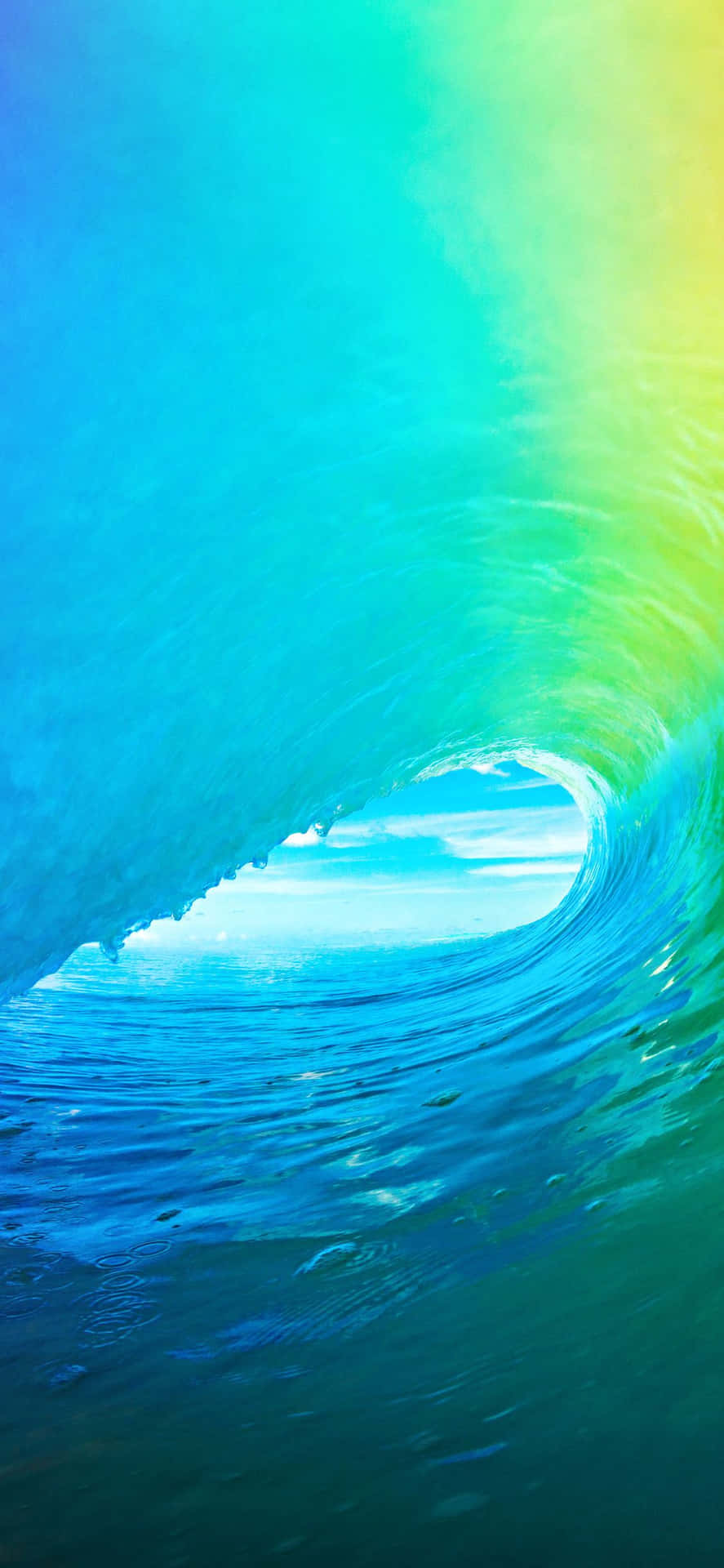 Original Iphone 5s Colorful Wave Background