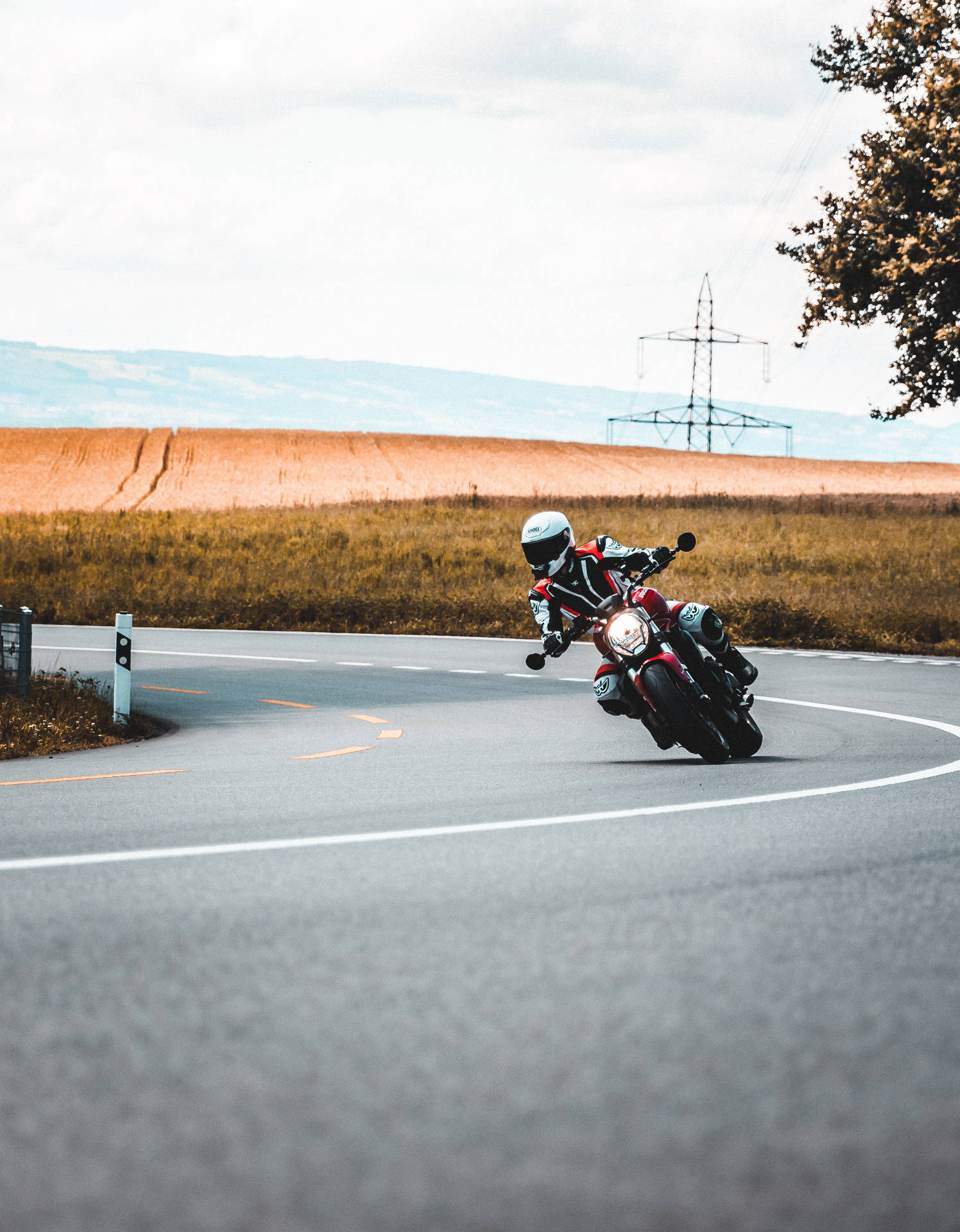Original Iphone Motorcycle Rider Background