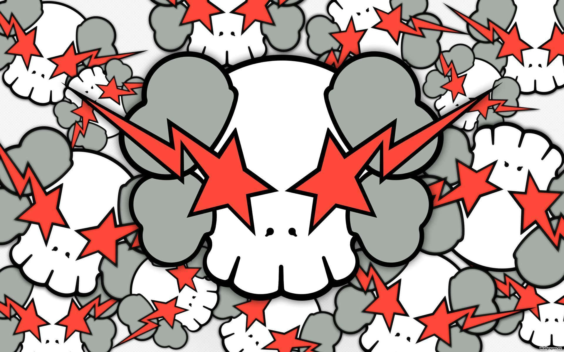 Original Kaws Artwork Background