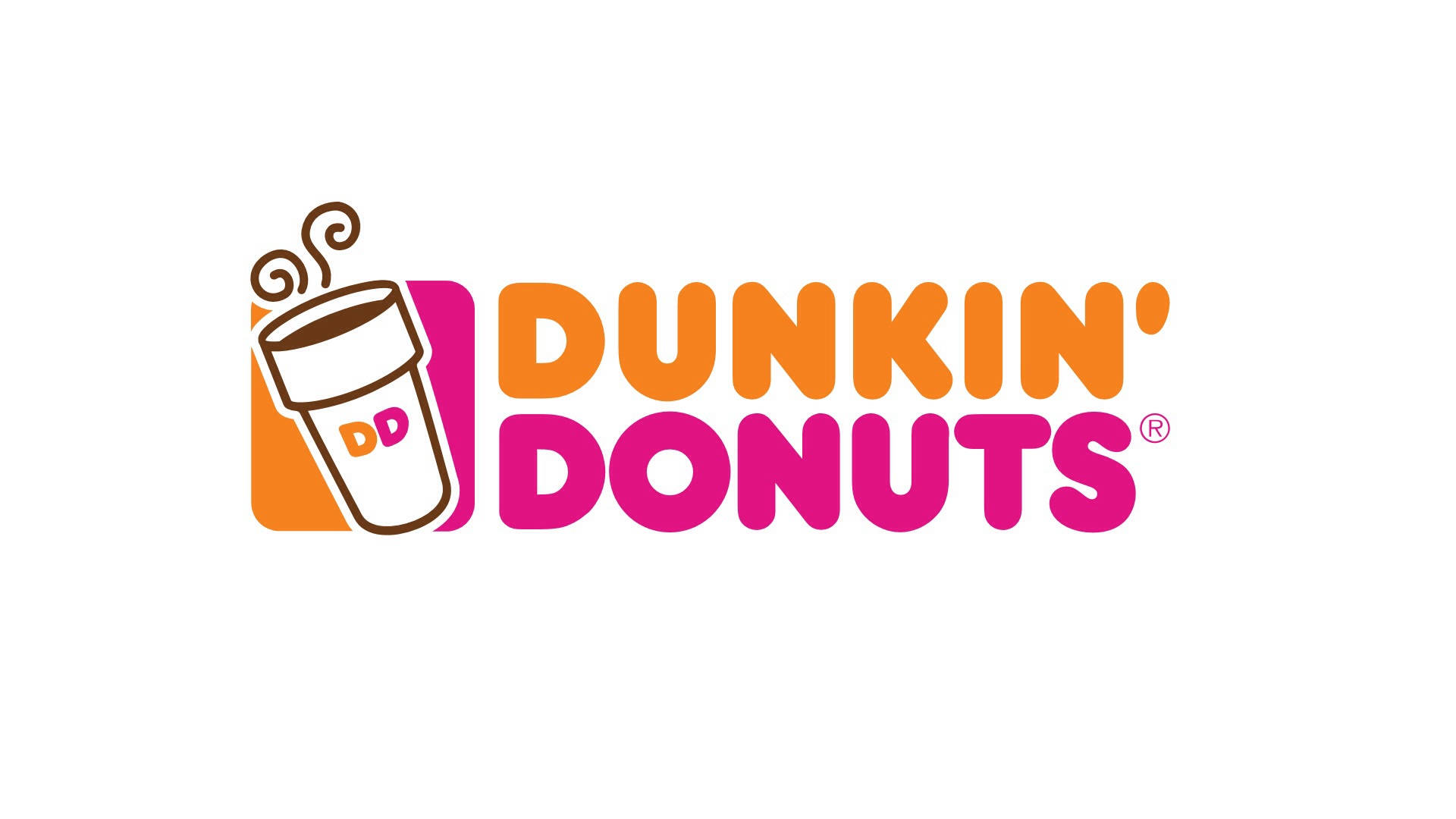 Original Logo Of Dunkin Donuts Background