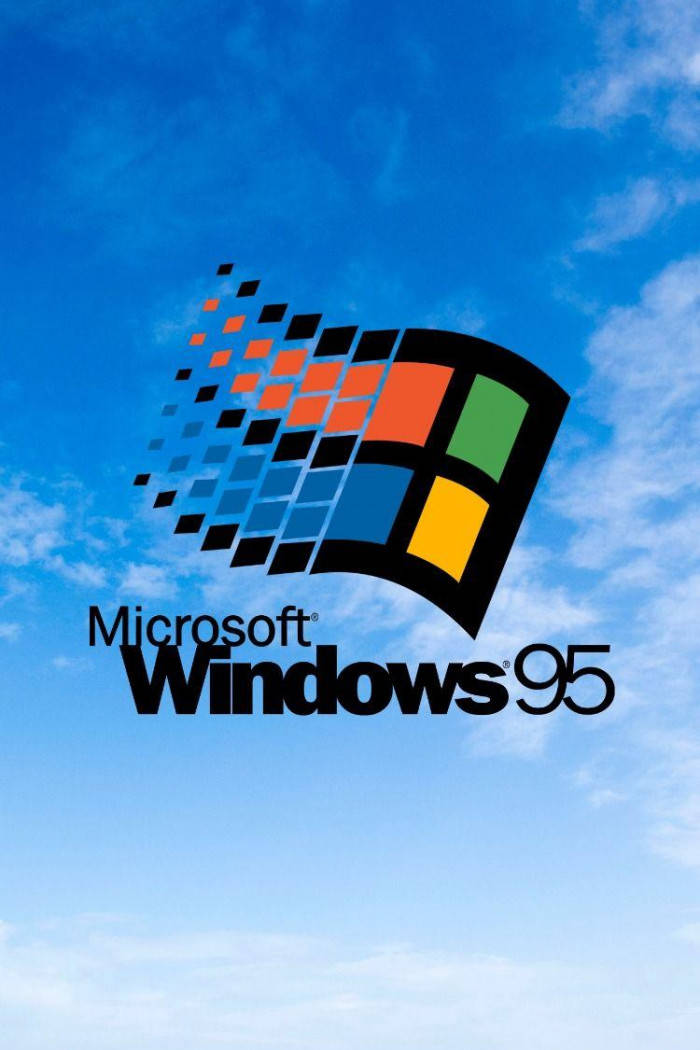 Original Windows 95 Portrait Background