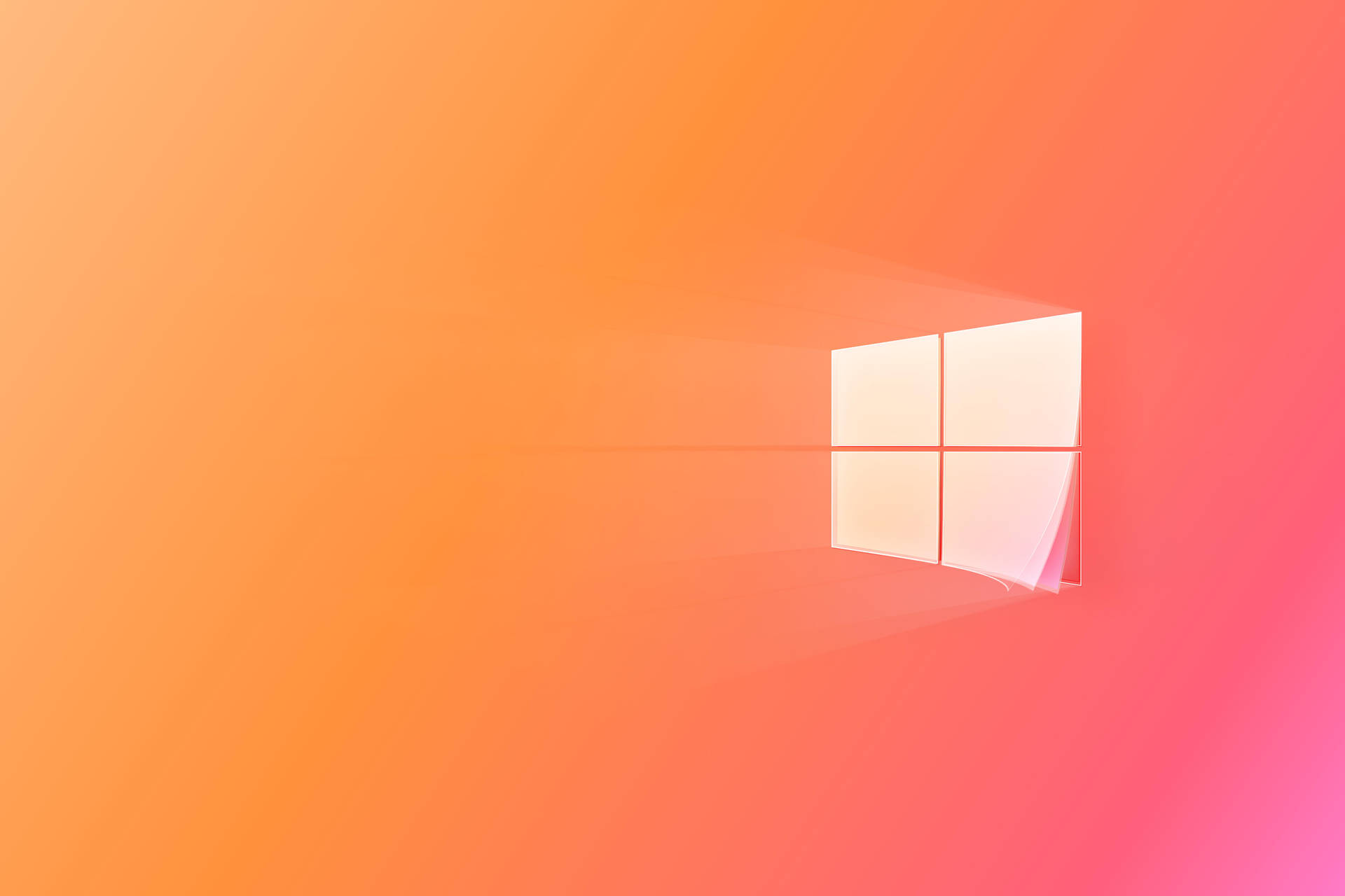 Original Windows Pink Orange Background