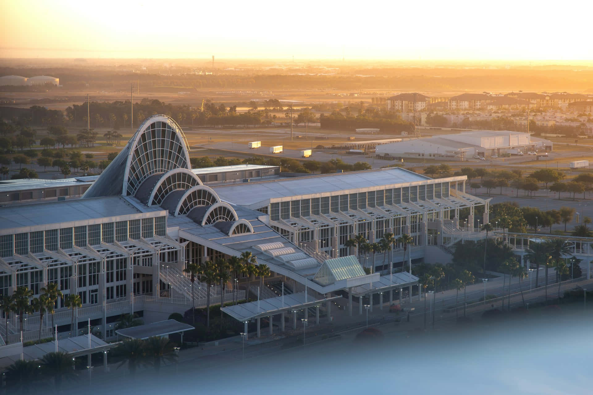 Orlando Convention Center Dawn Background