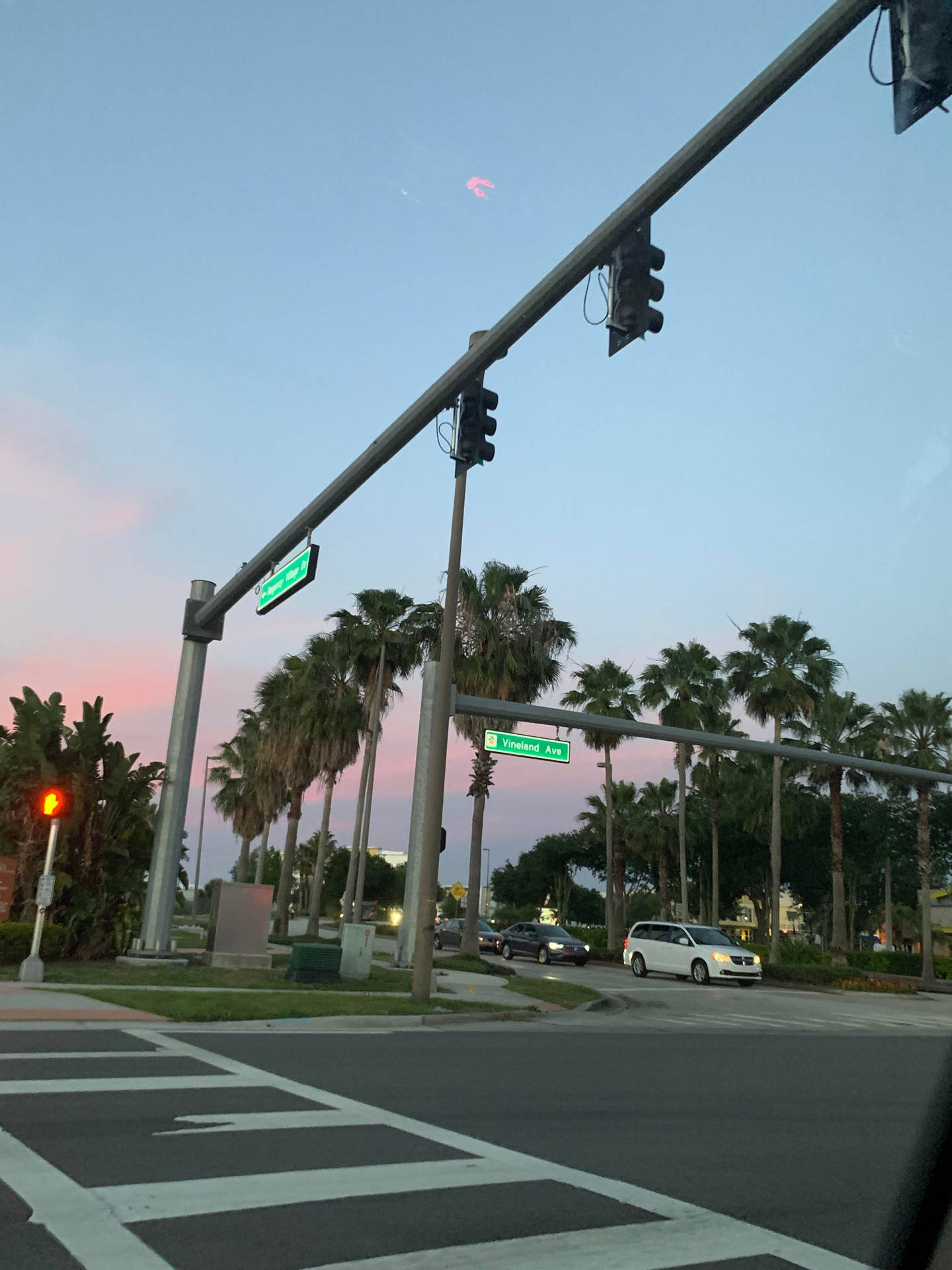 Orlando Intersection Dusk Background