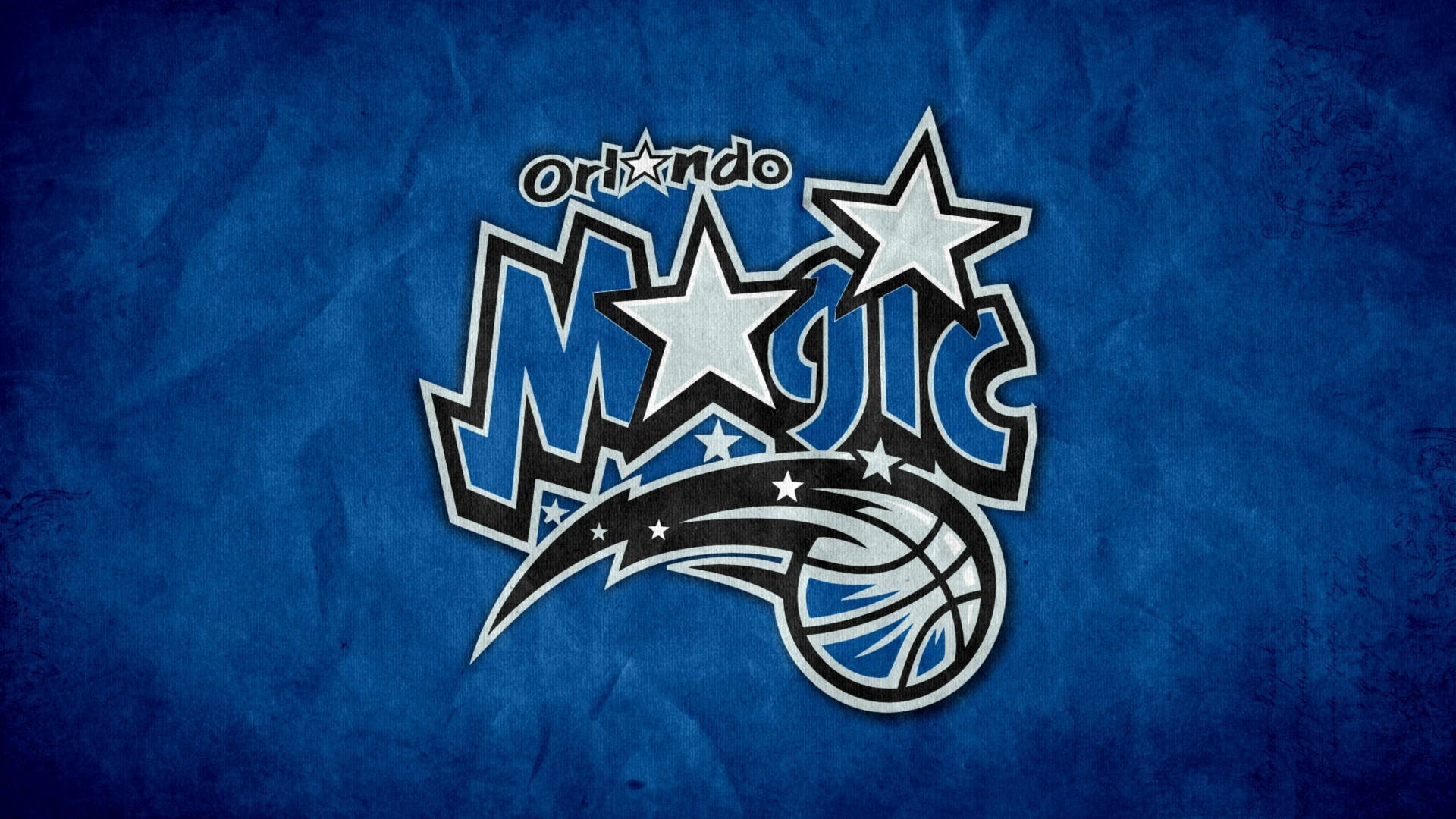 Orlando Magic Franchise Logo In Blue Background