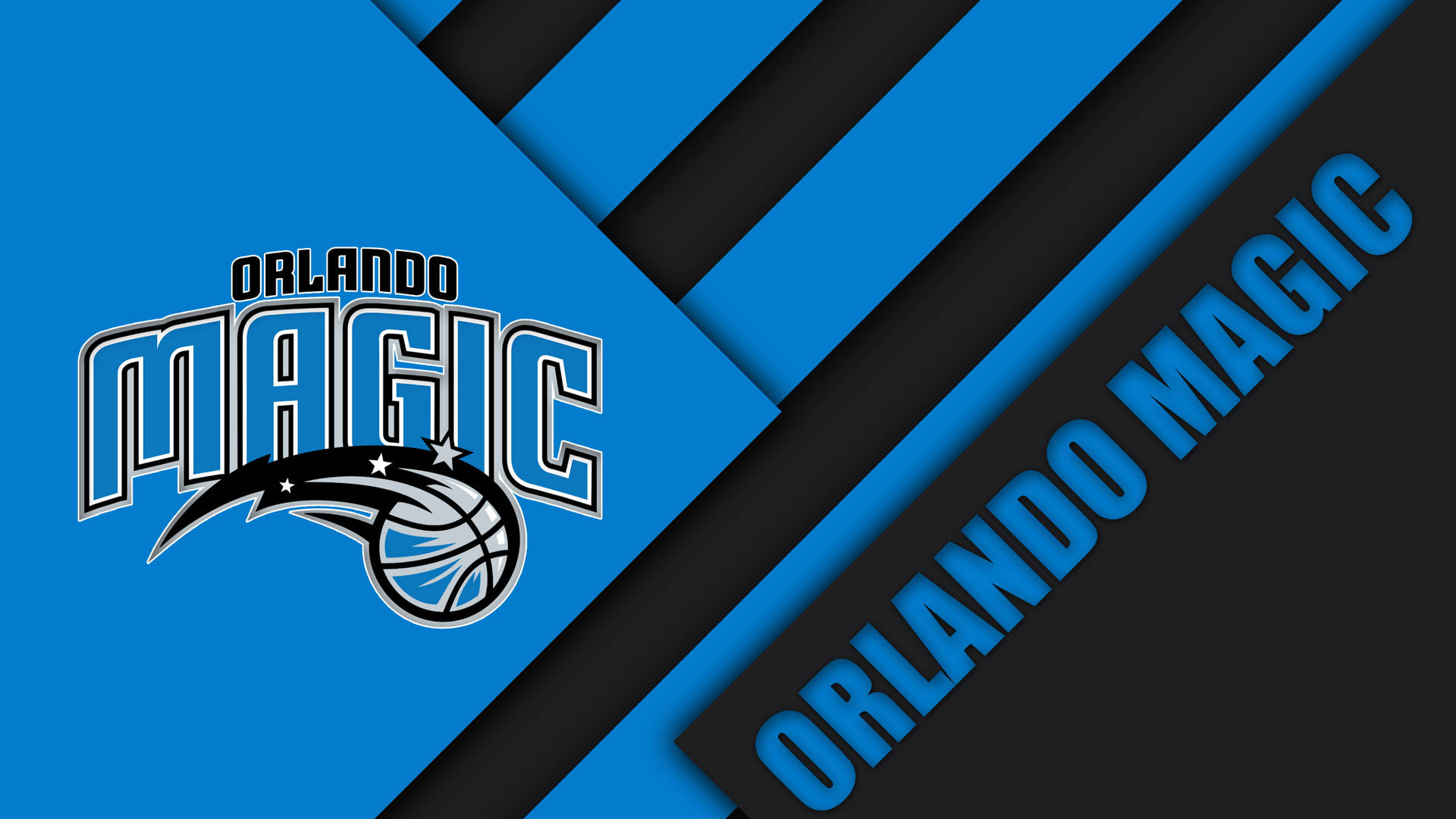Orlando Magic Logo In Digital Graphic Background