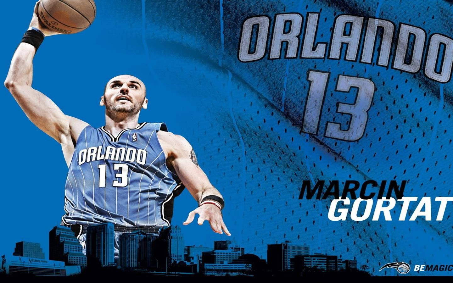 Orlando Magic Marcin Gortat Cover Background