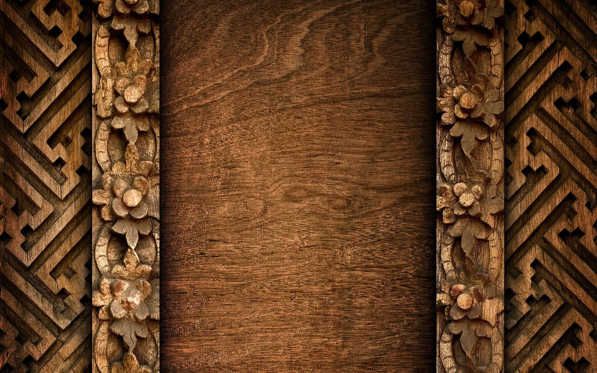 Ornate Wood Texture Background
