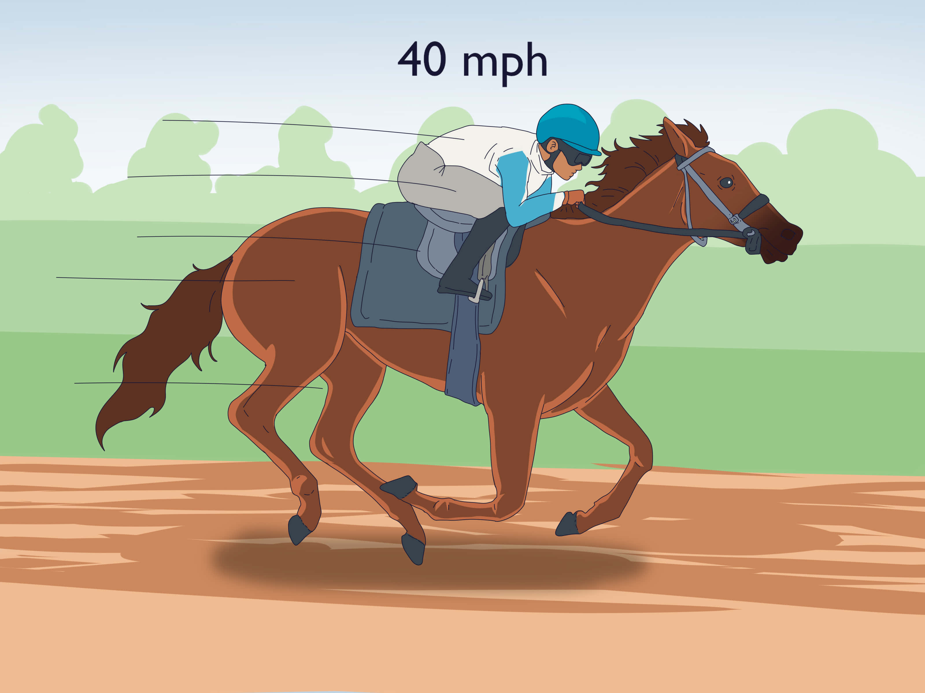 Ornery Horse Running Fast