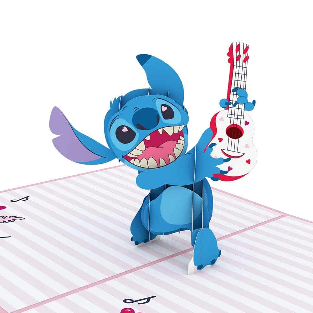 Ornery Stitch With White Ukulele Background
