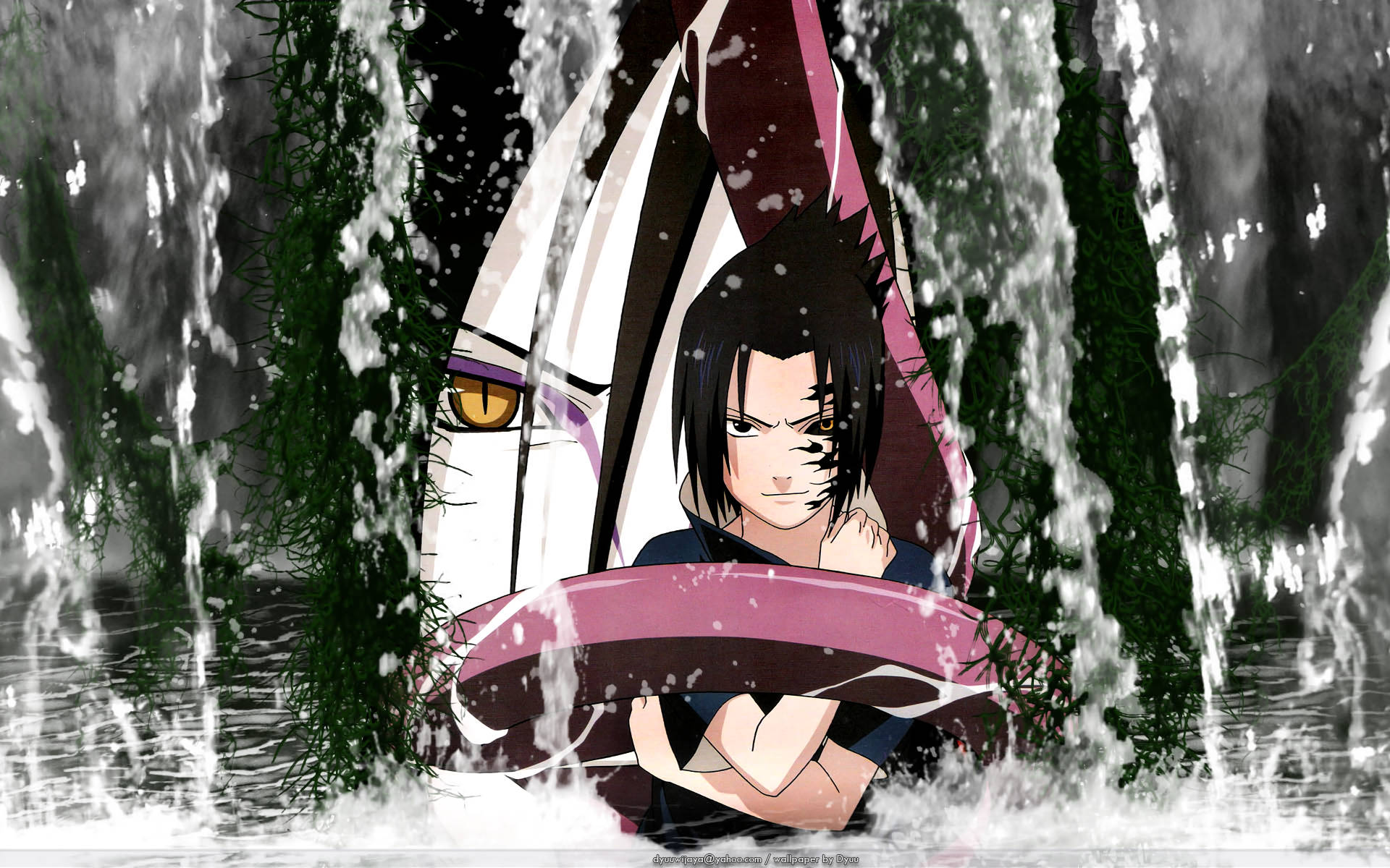 Orochimaru Snake And Sasuke Background