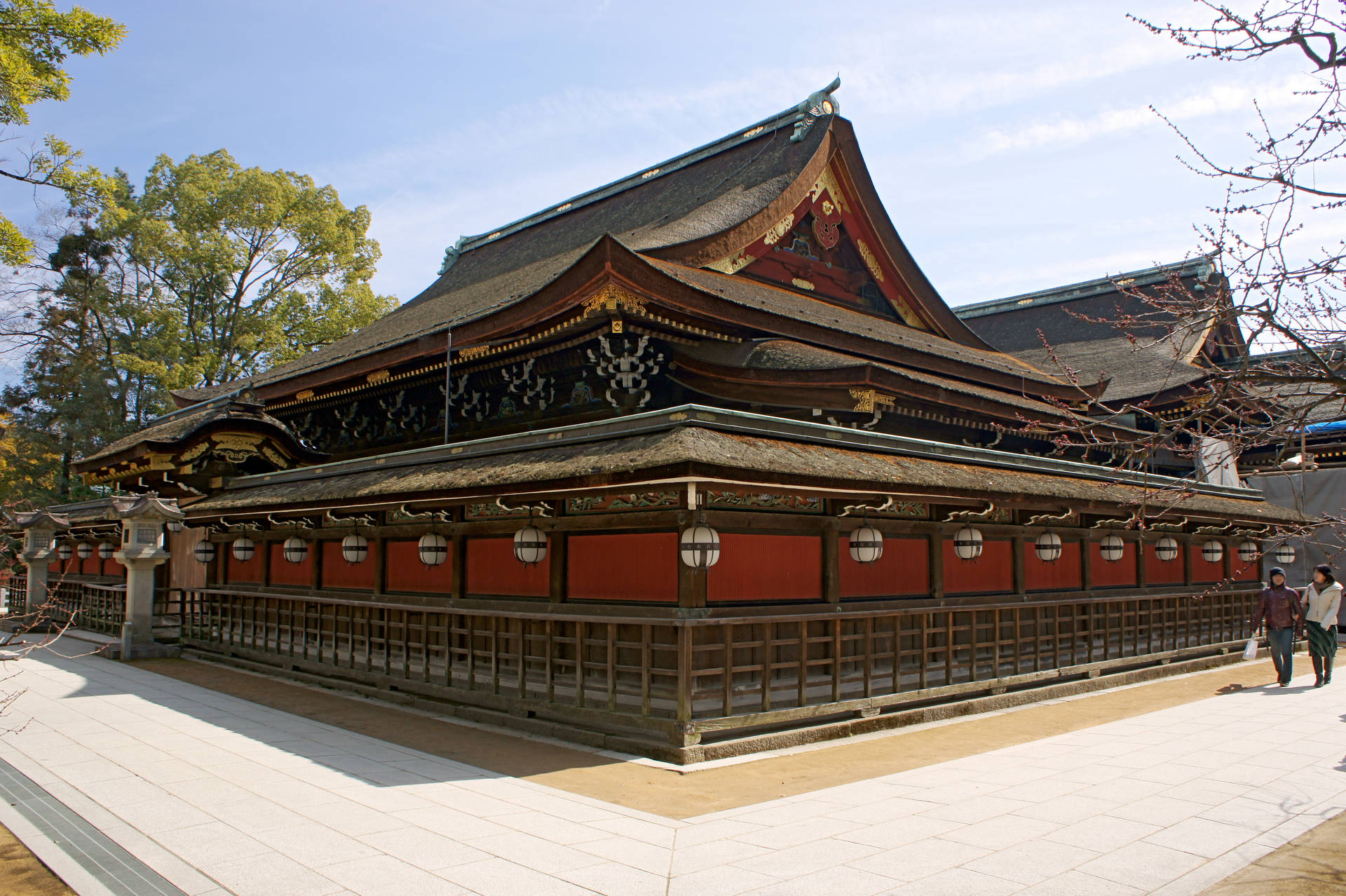 Osaka Tenmangu Shrine Background
