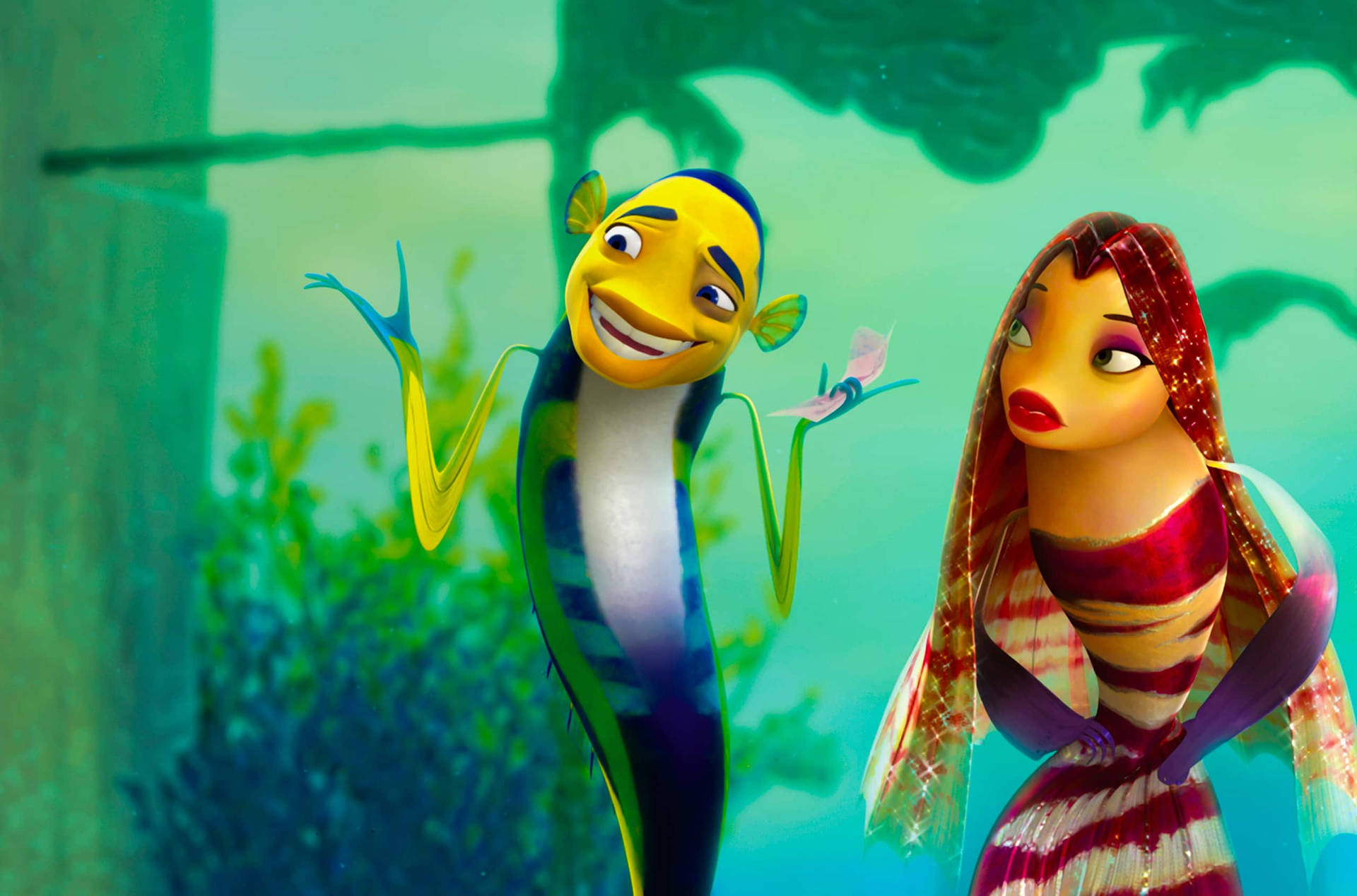 Oscar And Lola Shark Tale Background