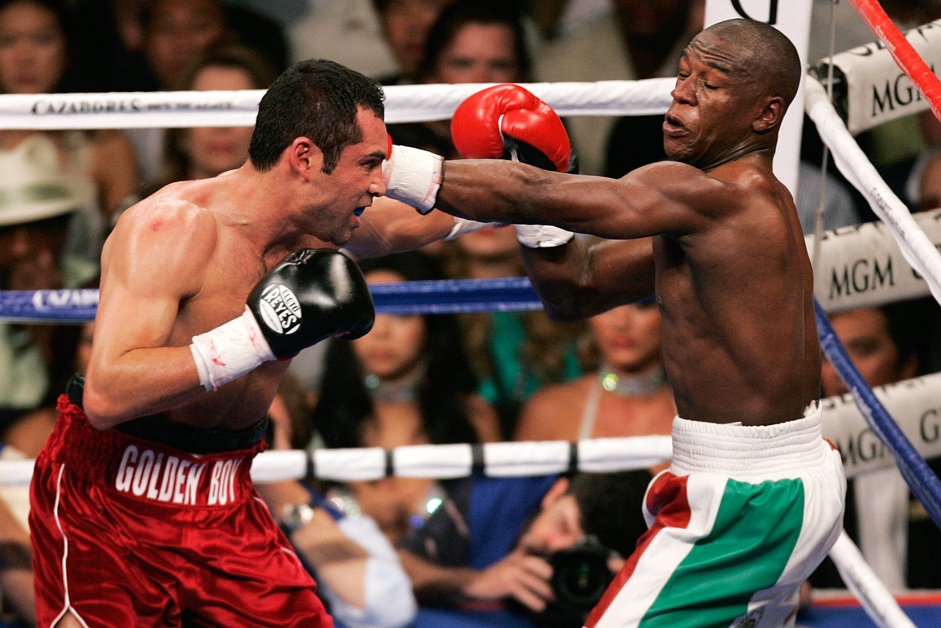 Oscar De La Hoya Vs Mayweather Background