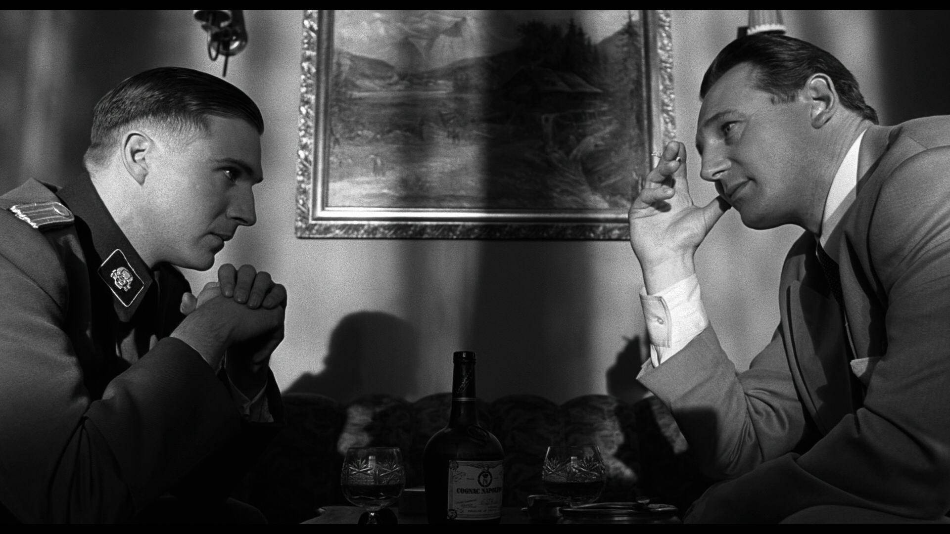 Oskar Schindler And Amon Goeth In A Poignant Scene From Schindler's List