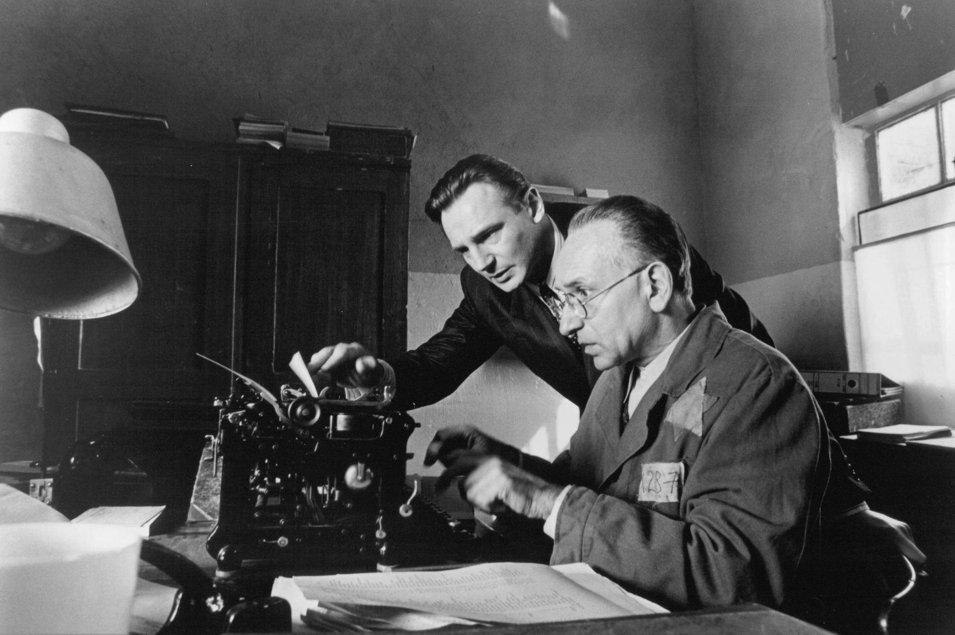 Oskar Schindler And Itzhak Stern From The Movie Schindler's List