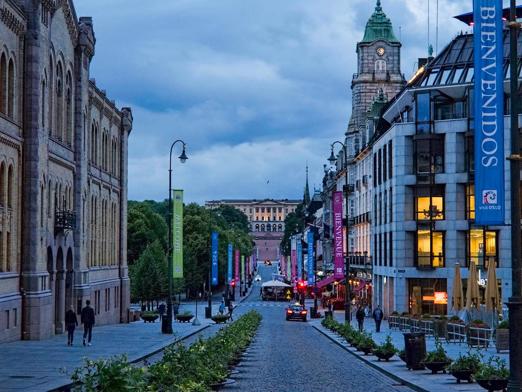 Oslo Norway Center Background