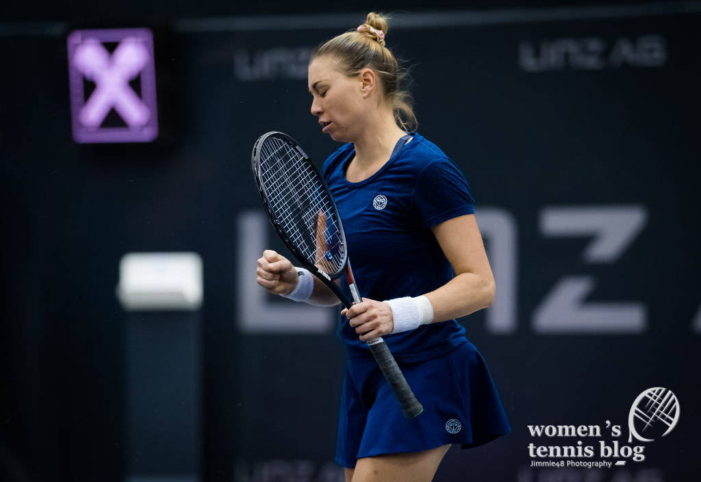 Ostrava Final Tennis Game Vera Zvonareva