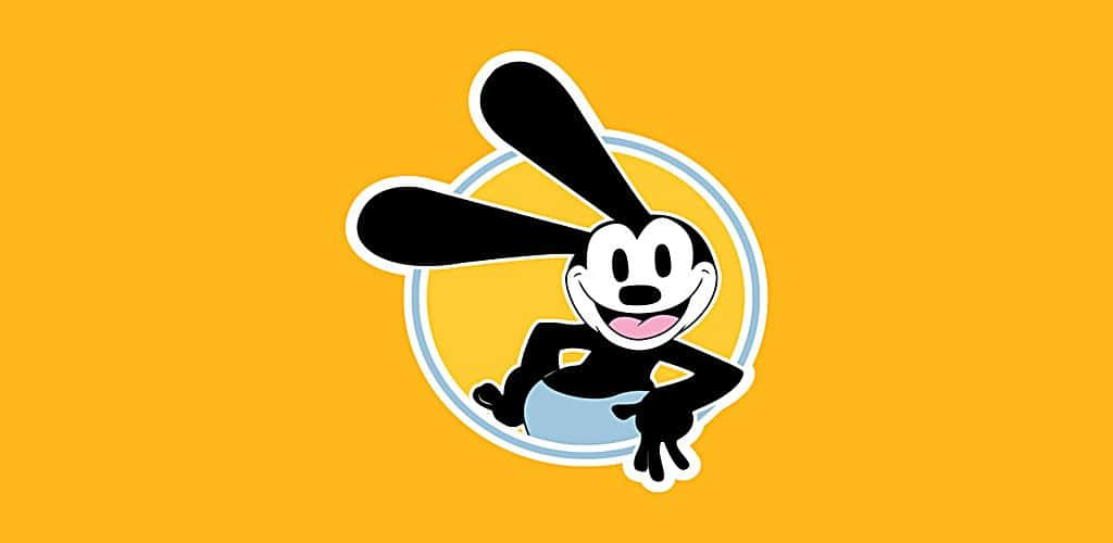 Oswald The Lucky Rabbit Logo Background