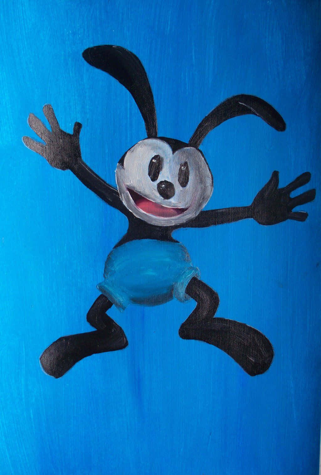 Oswald The Lucky Rabbit Painting Background