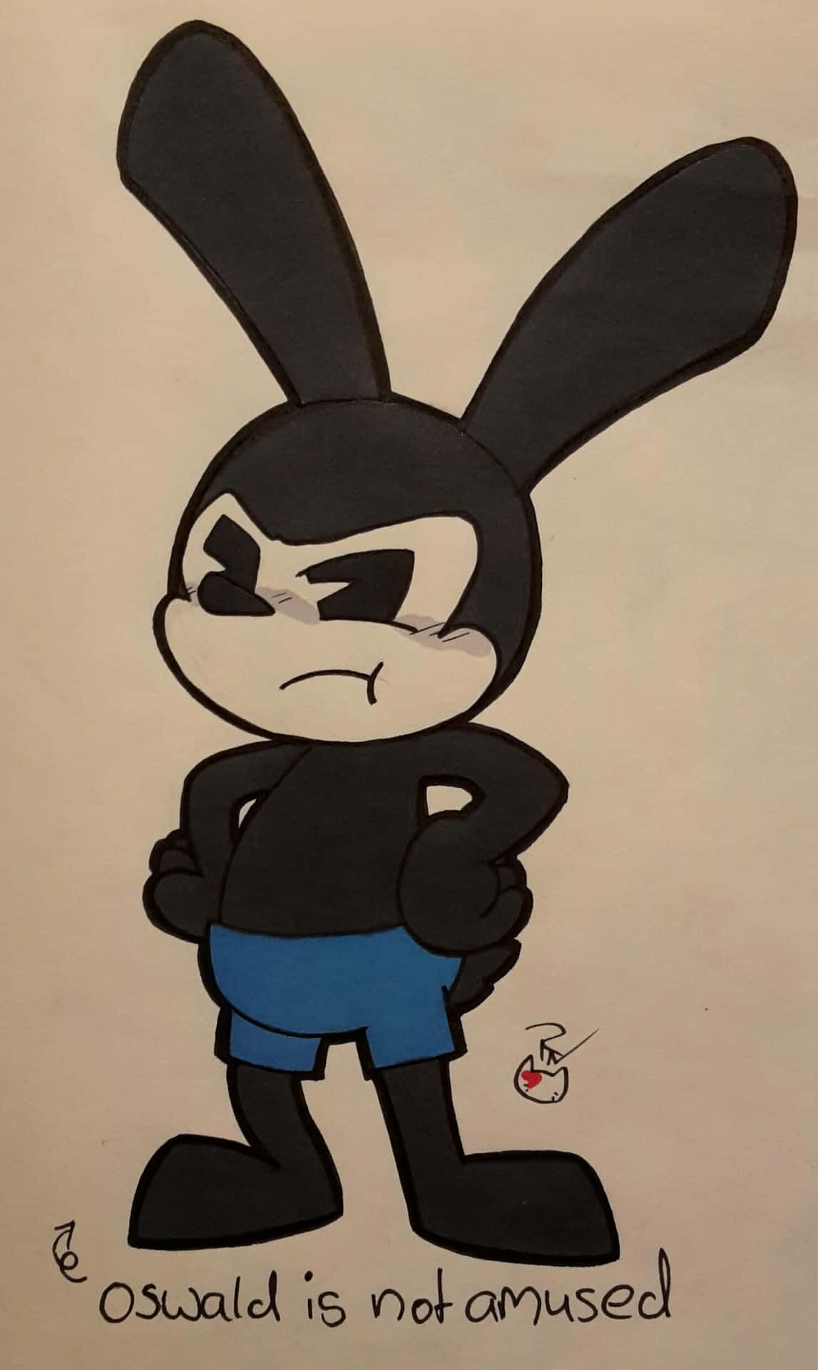 Oswald The Unamused Rabbit