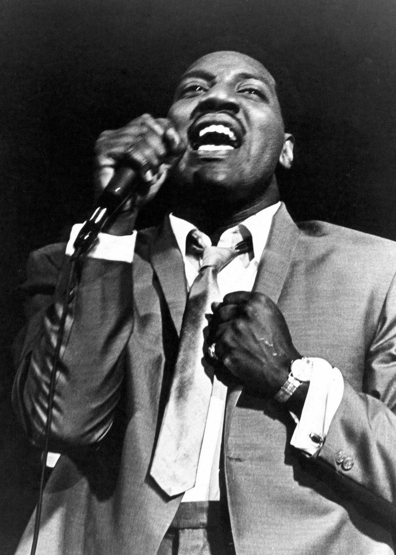 Otis Redding Singing Live Background