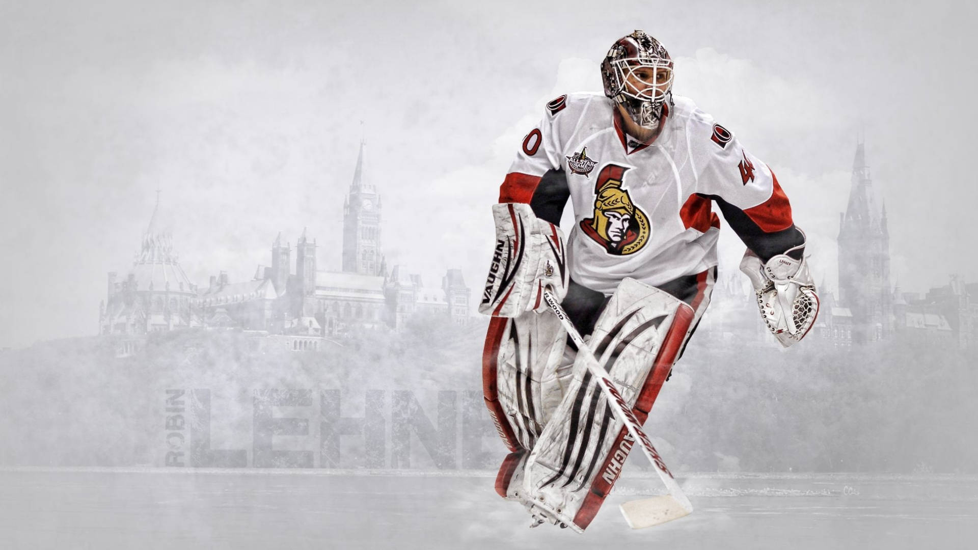 Ottawa Senators Goalie Robin Lehner In Action