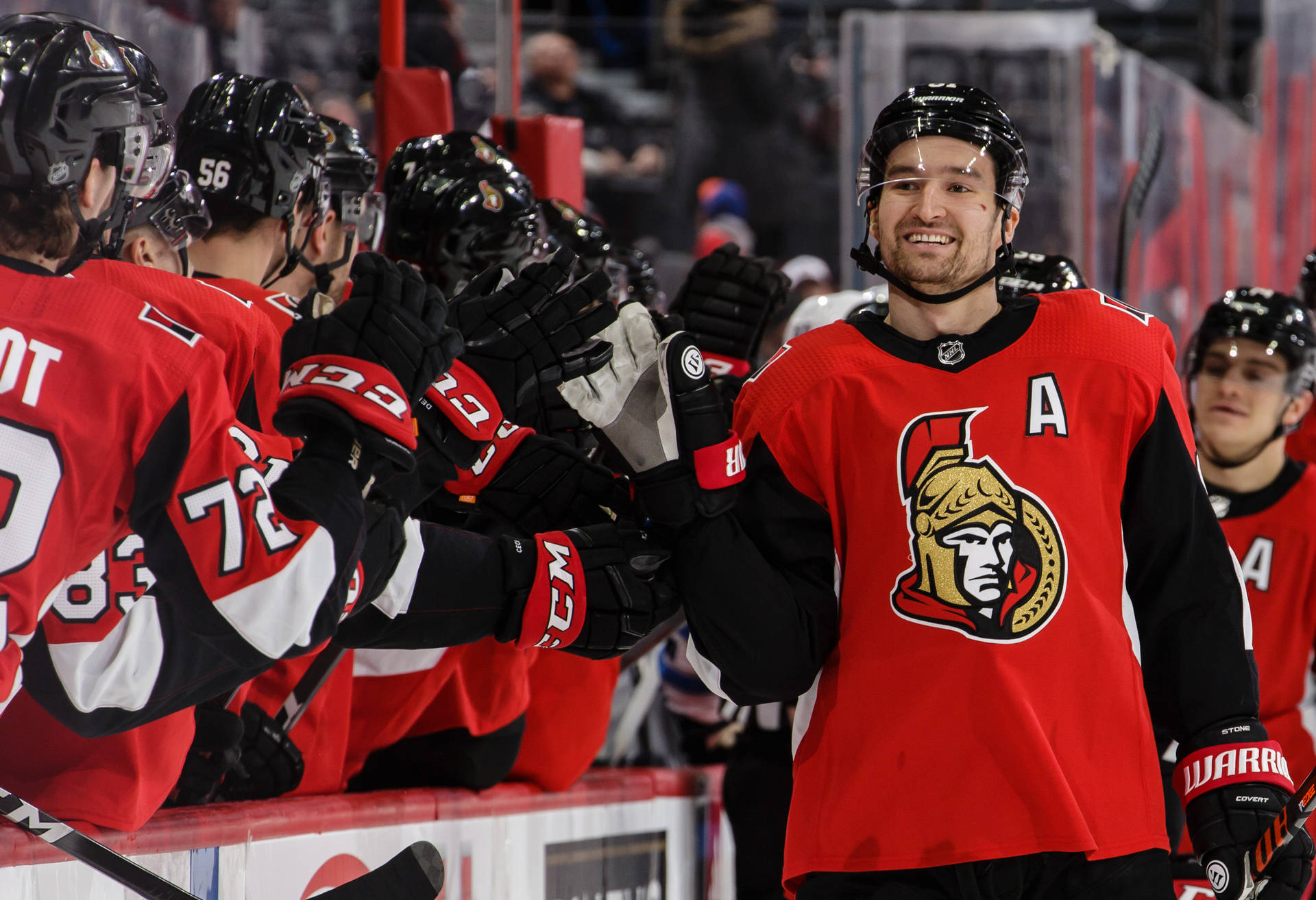 Ottawa Senators Player Mark Stone 2019 Photograph Background