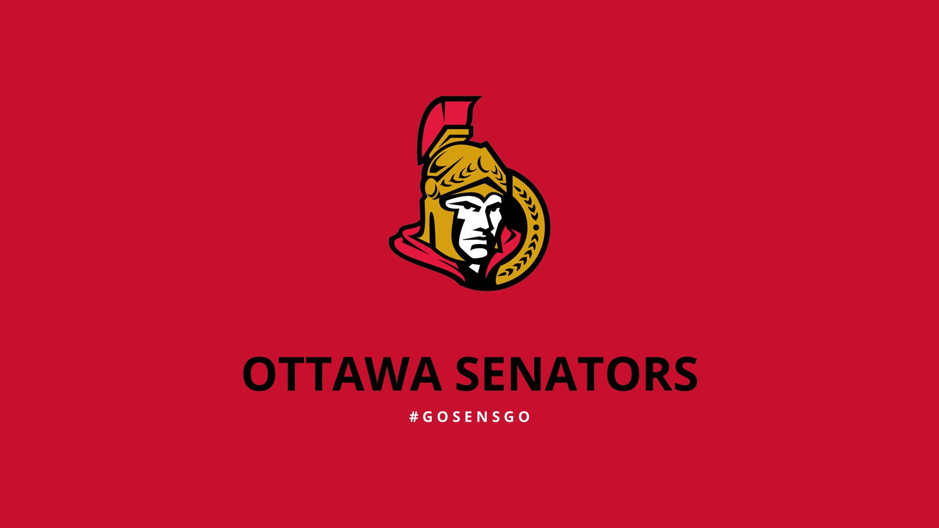 Ottawa Senators Red Poster Background