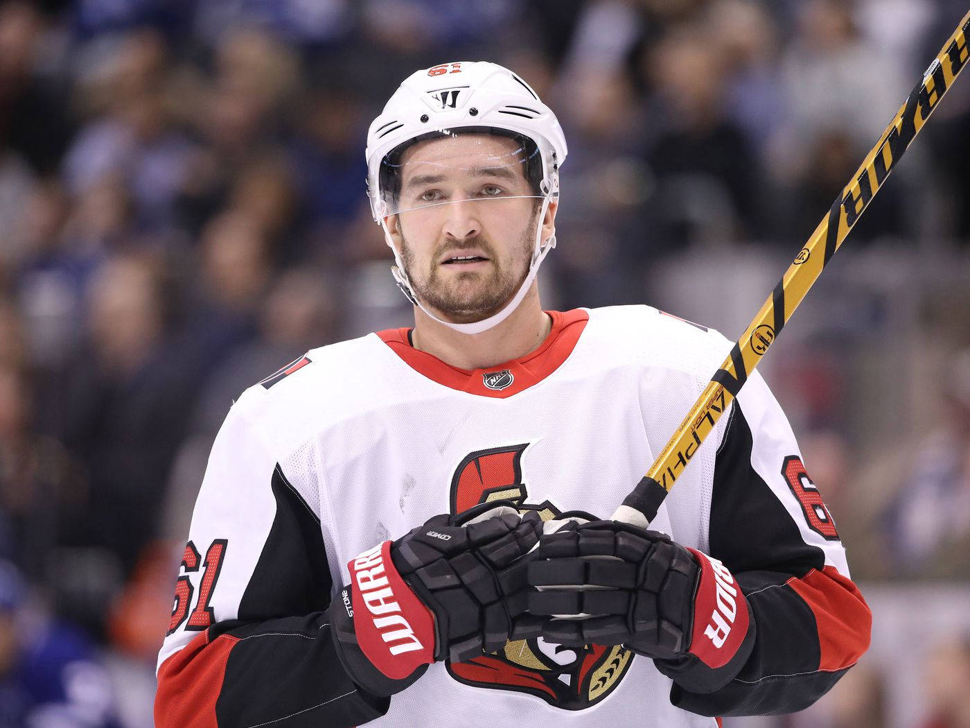 Ottawa Senators Right Winger Mark Stone 2018 Portrait Background