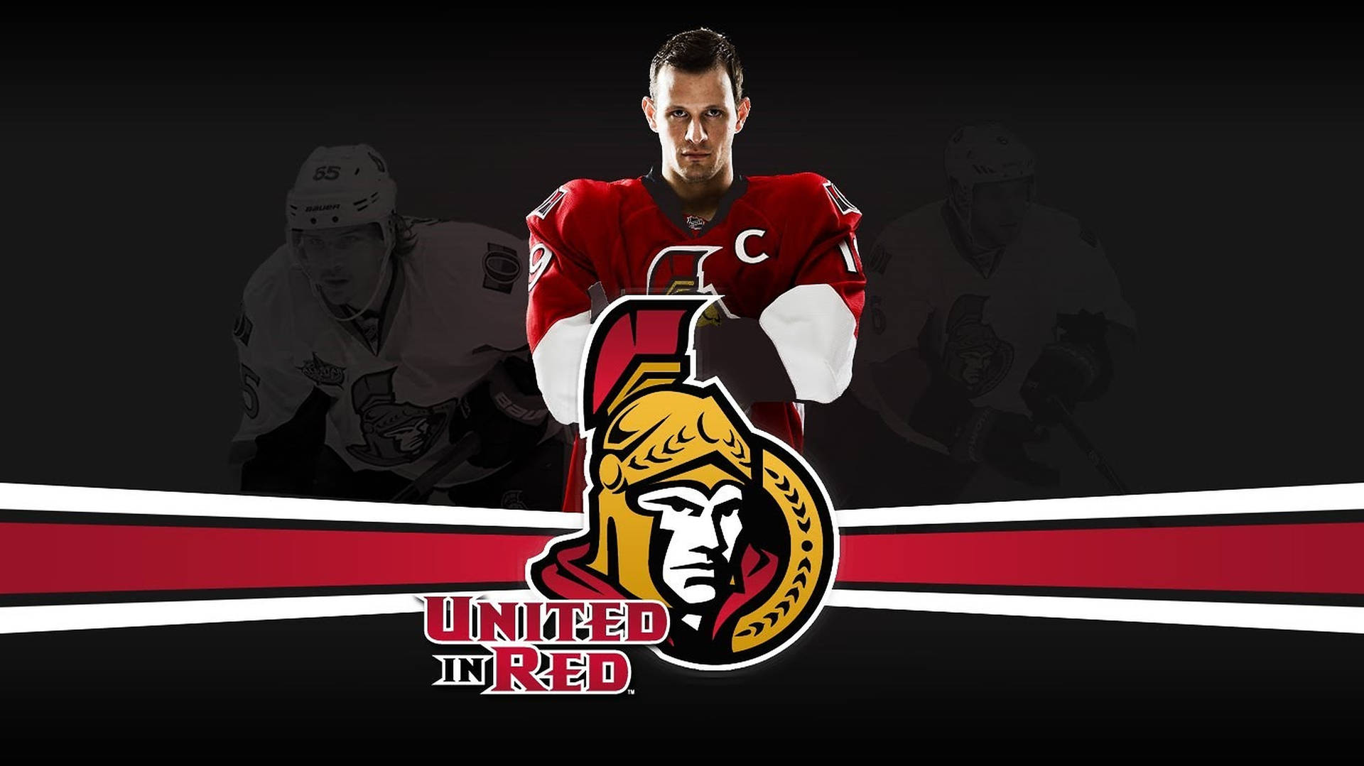 Ottawa Senators United In Red Background