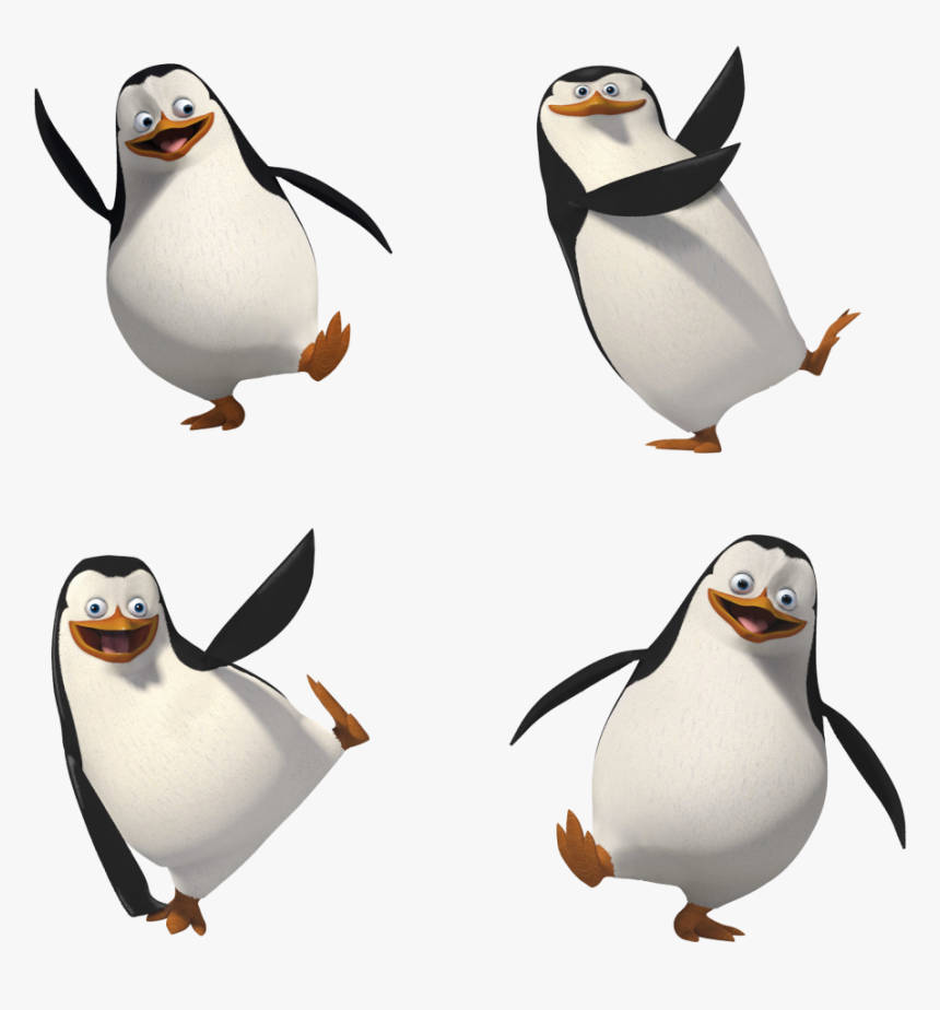 Our Feathered Heroes: Penguins Of Madagascar In Action Background